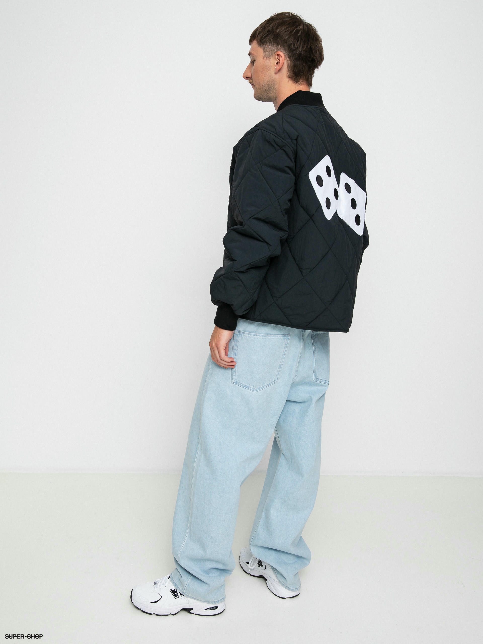 Stussy dice quilted liner jacket M カーキ | sunvieweyewear.com