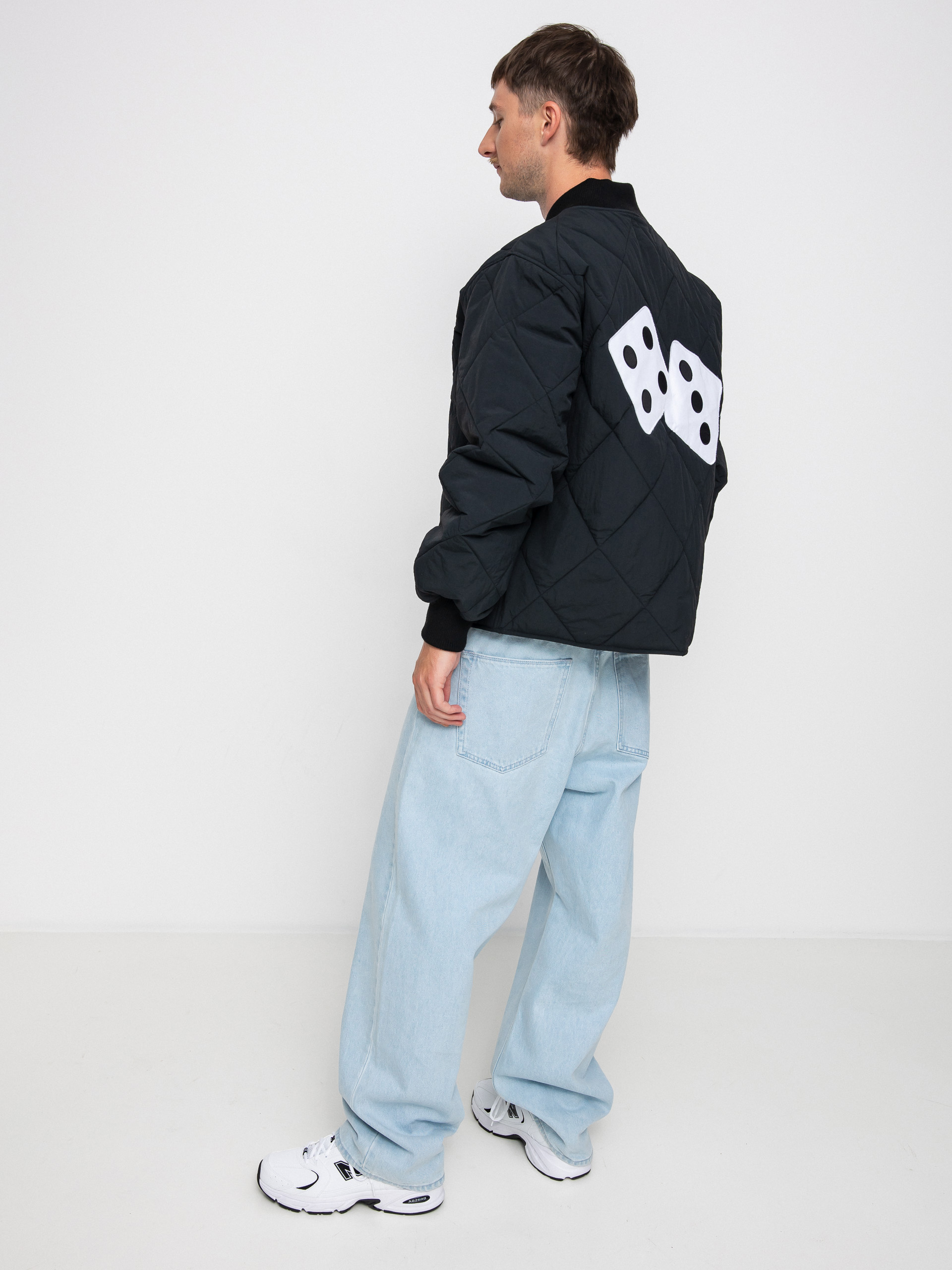 Stussy Dice Quilted Liner Jacket black (black)