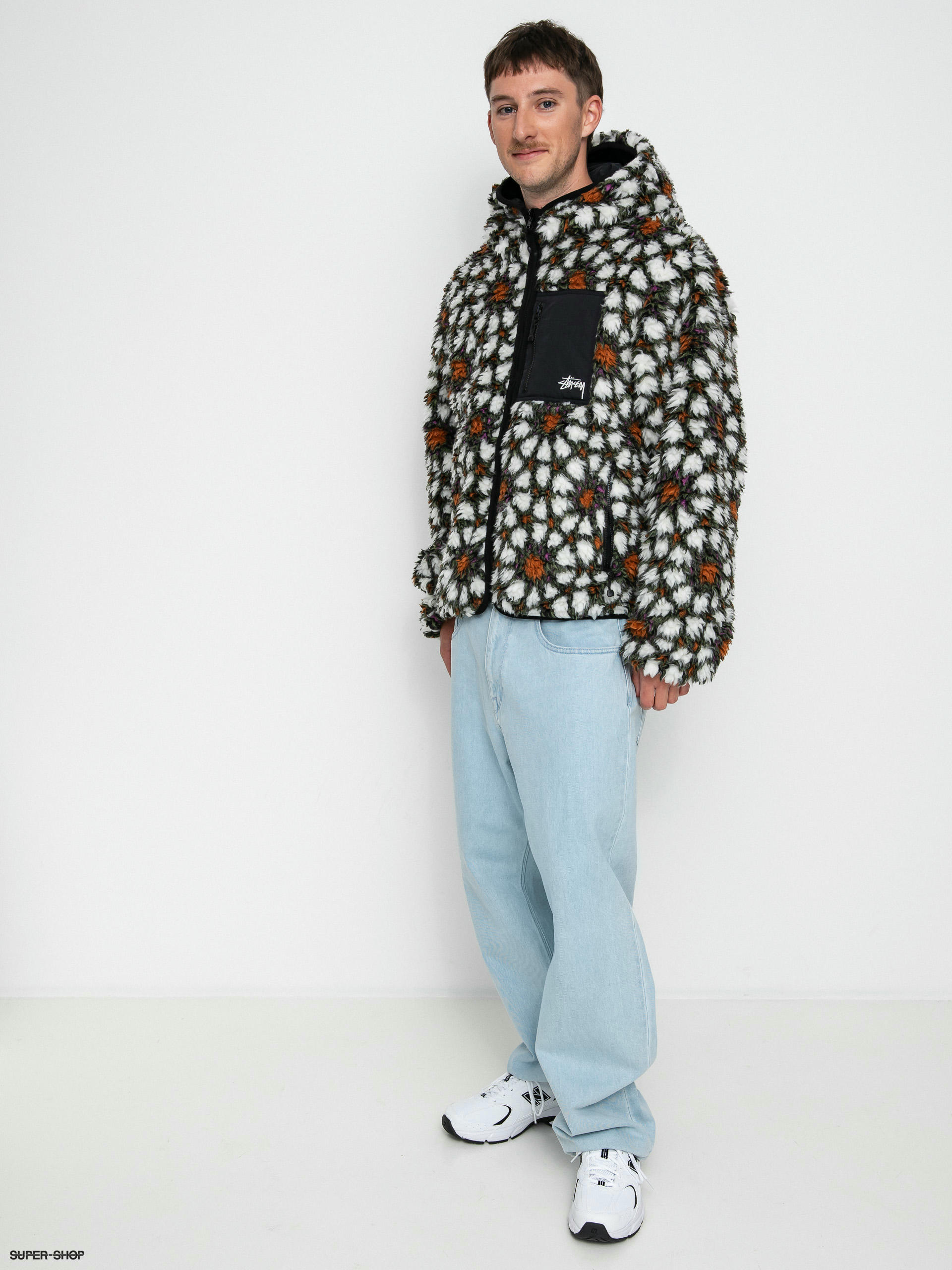 Stussy Pattern Sherpa Jacket (natural)