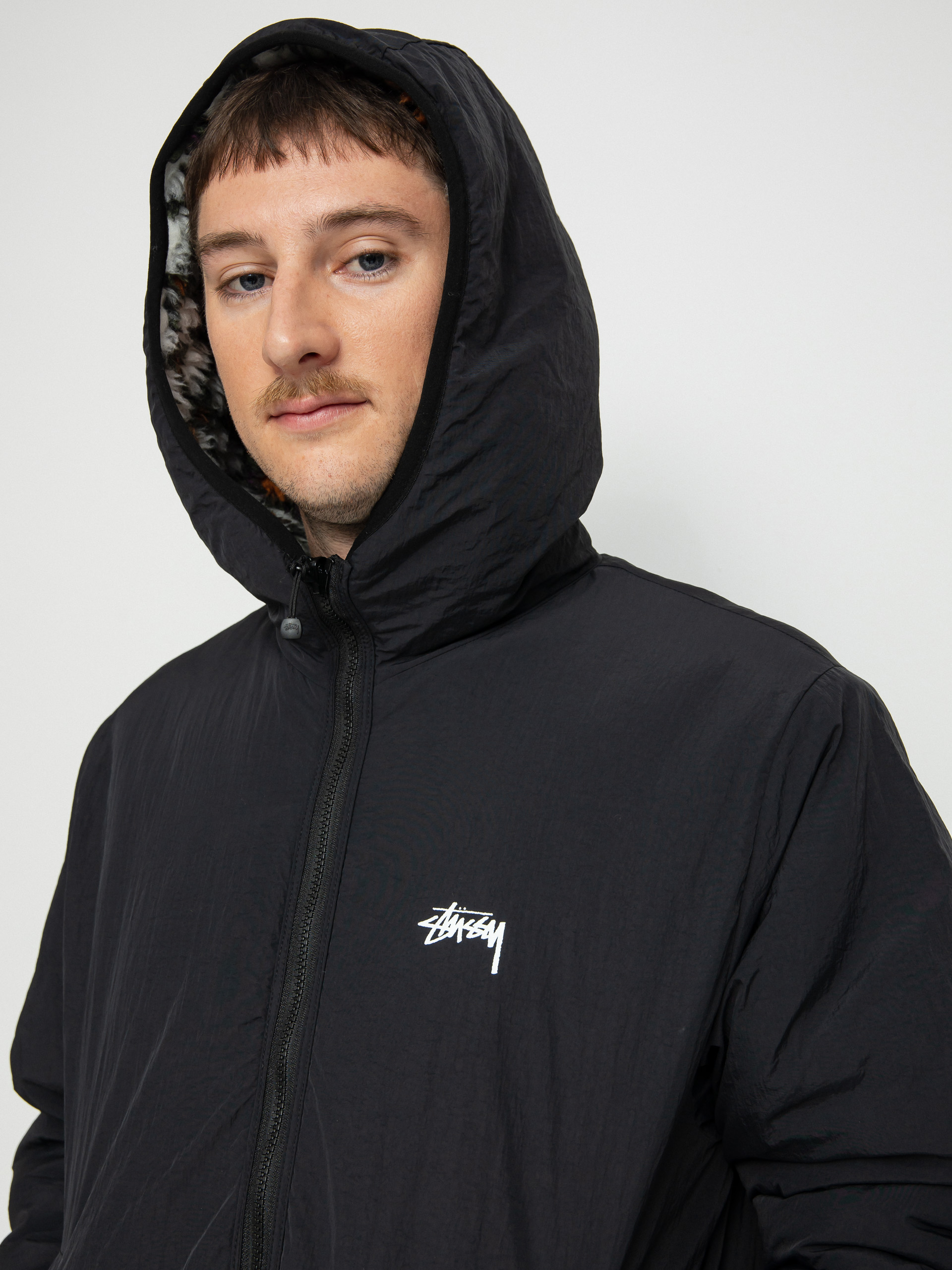 Stussy Pattern Sherpa Jacket (natural)