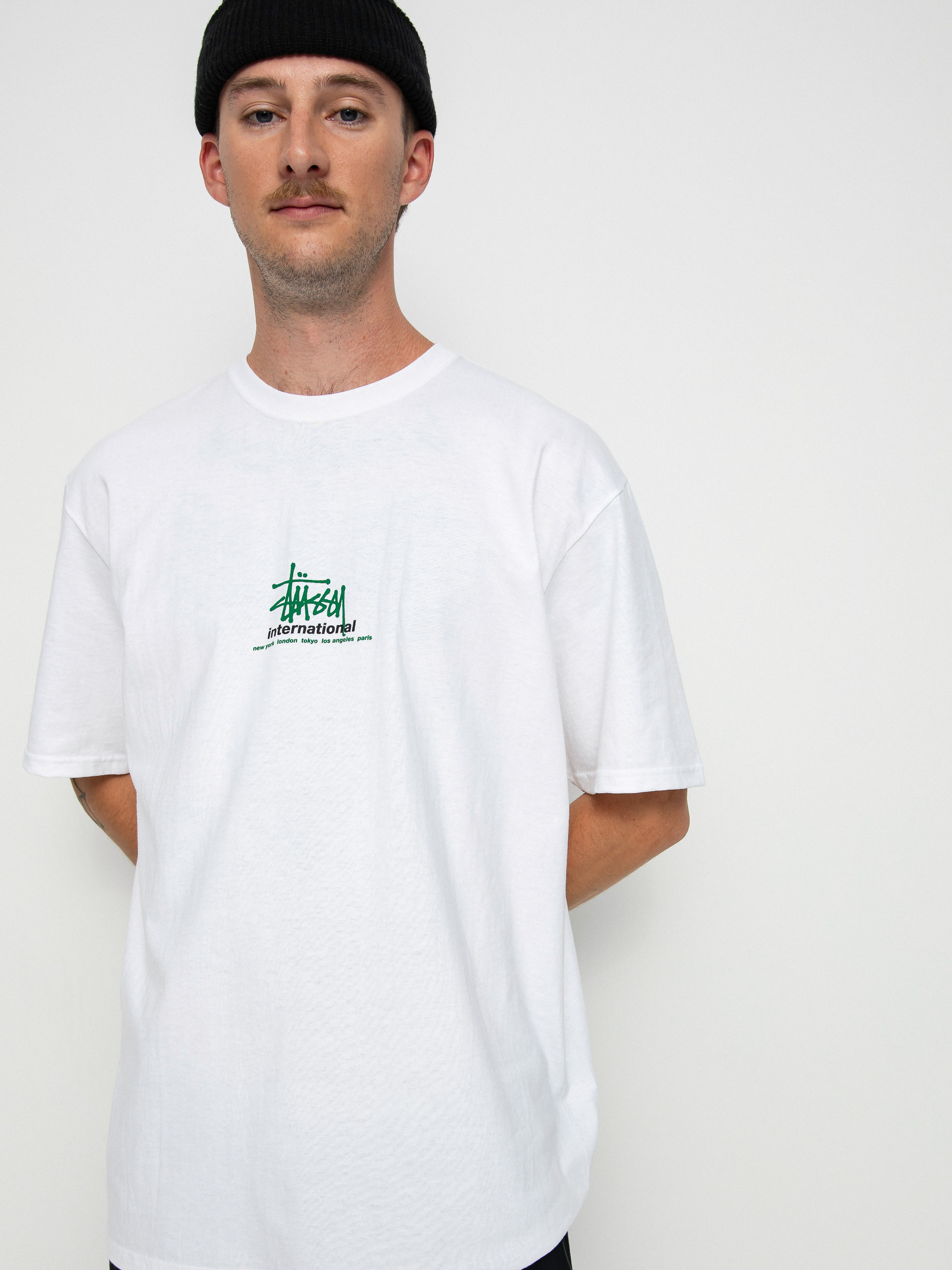 Stussy International Tシャツ ホワイト M Stussy International T-shirt - white (white)