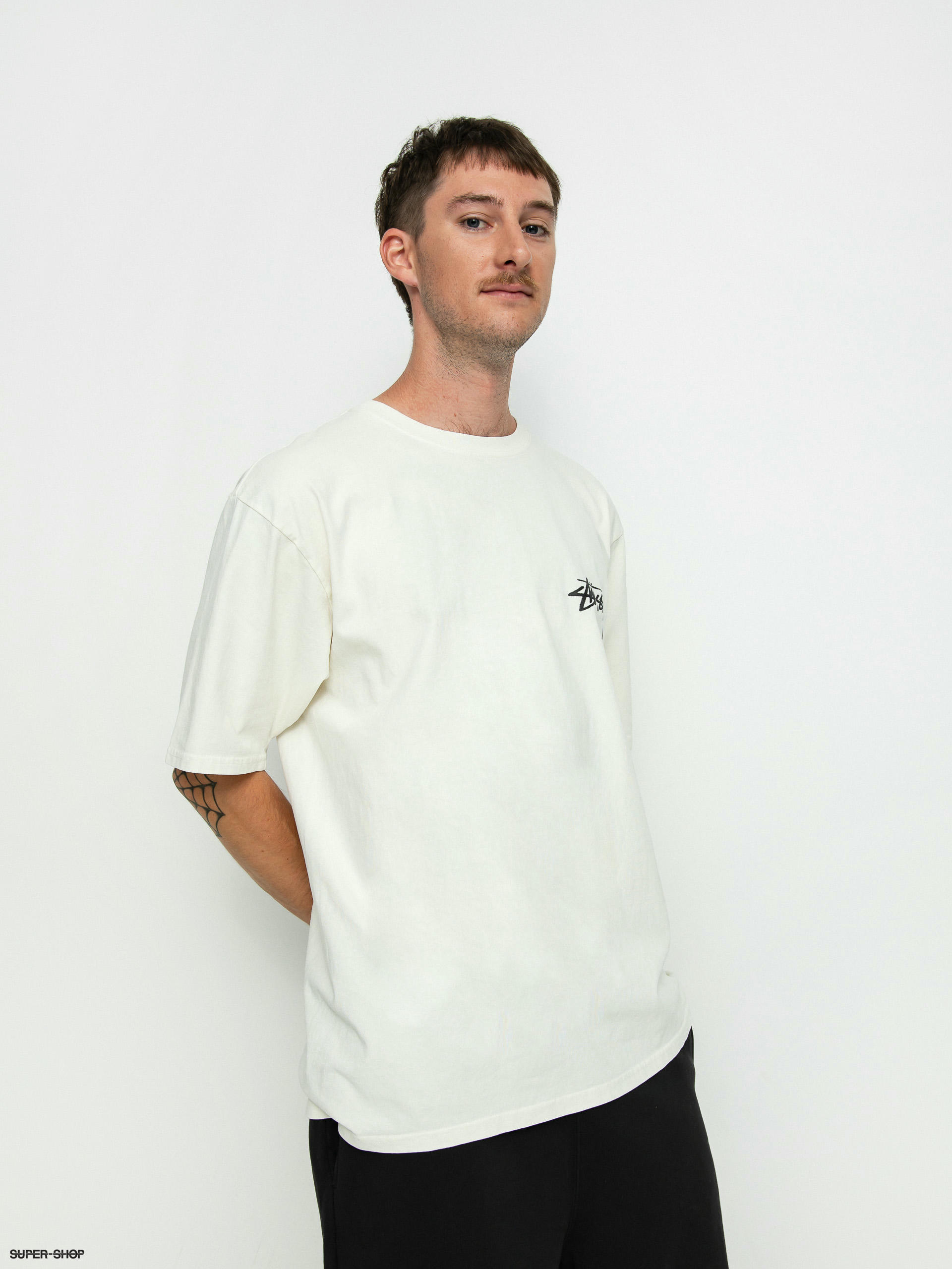 Stussy Skate Posse Pig. Dyed T-shirt (natural)