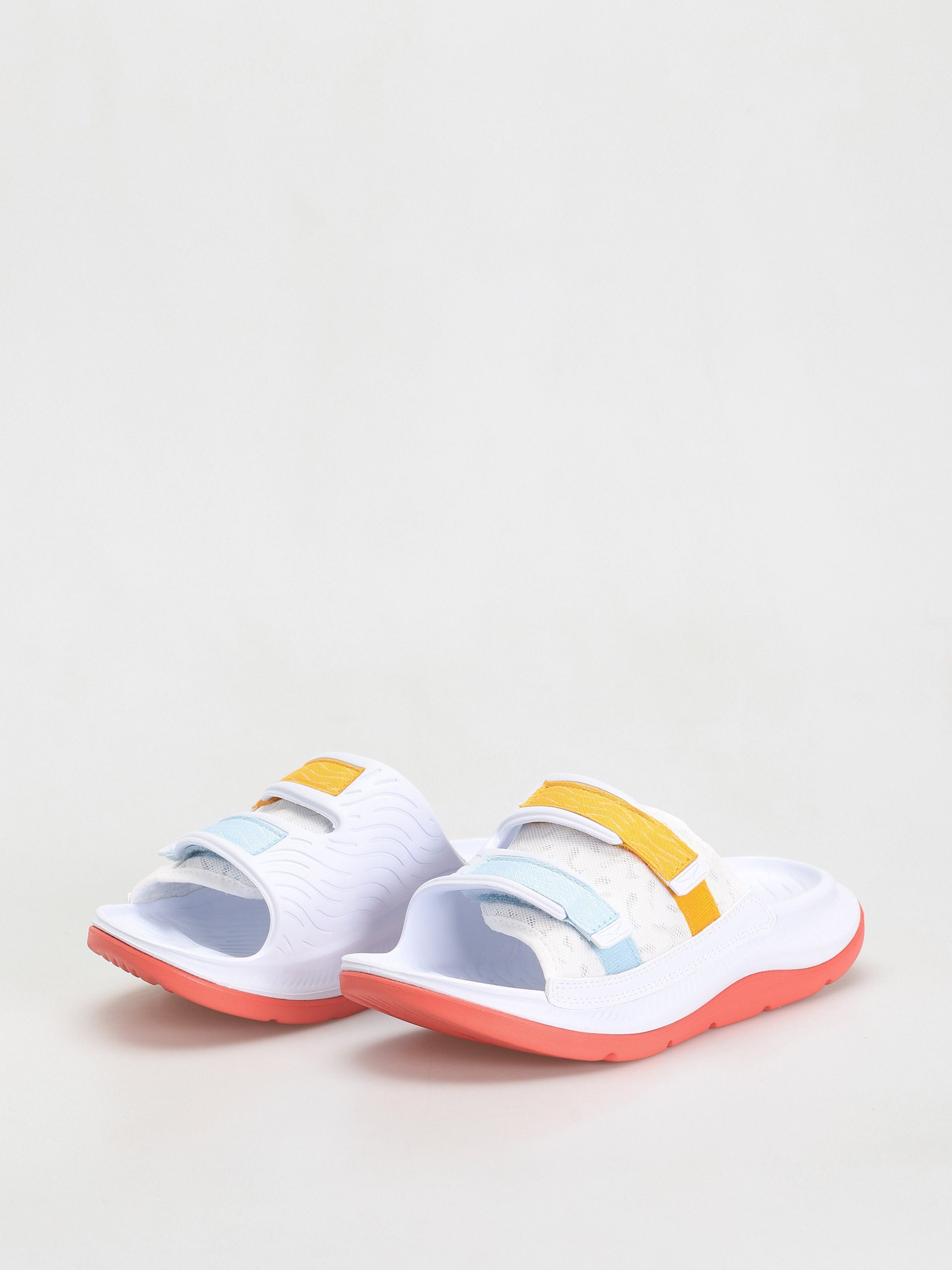 Hoka One One Ora Luxe Badeschuhe (white/camellia)