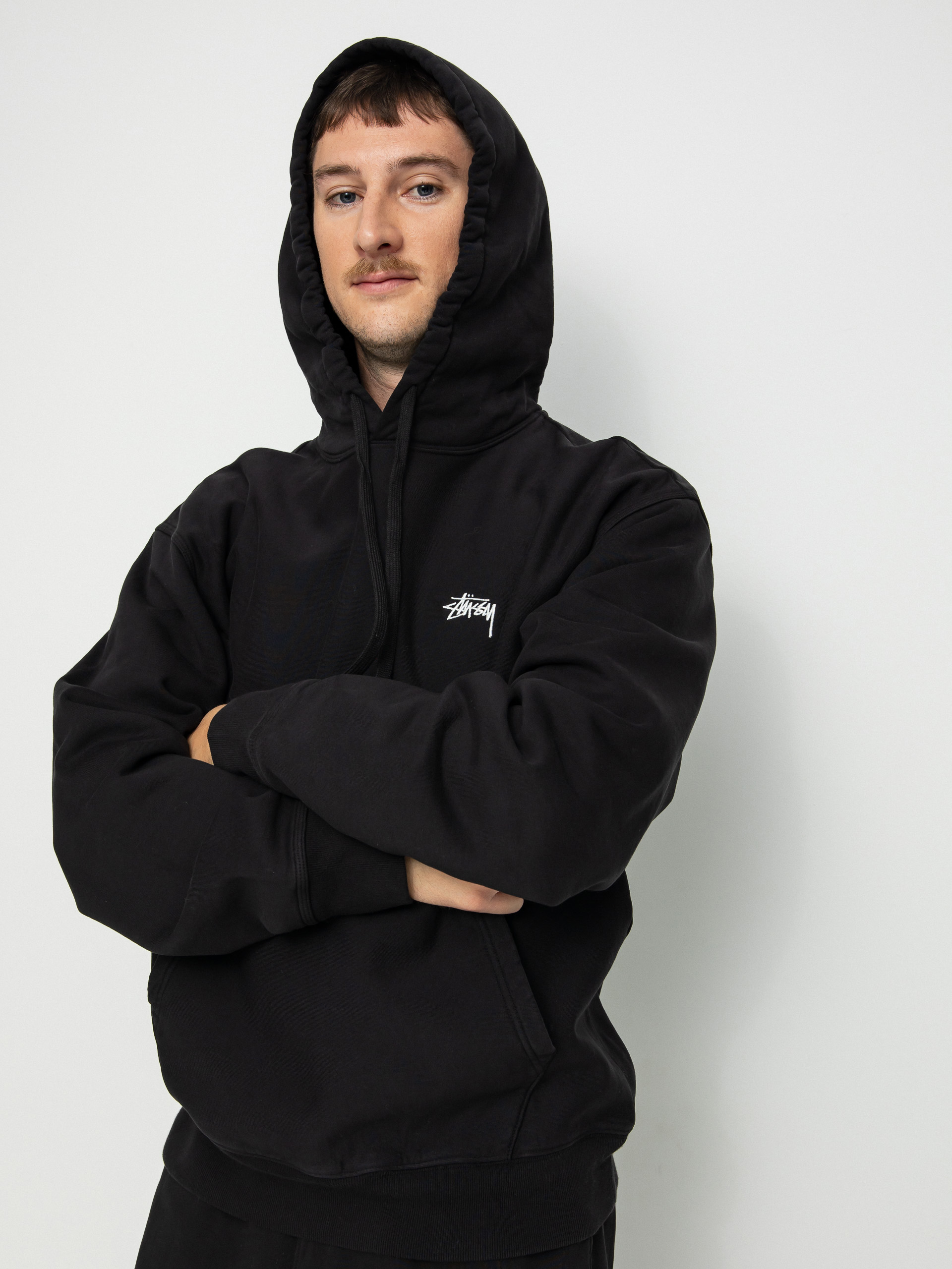 Stussy Stock Logo HD Hoodie (black 22)