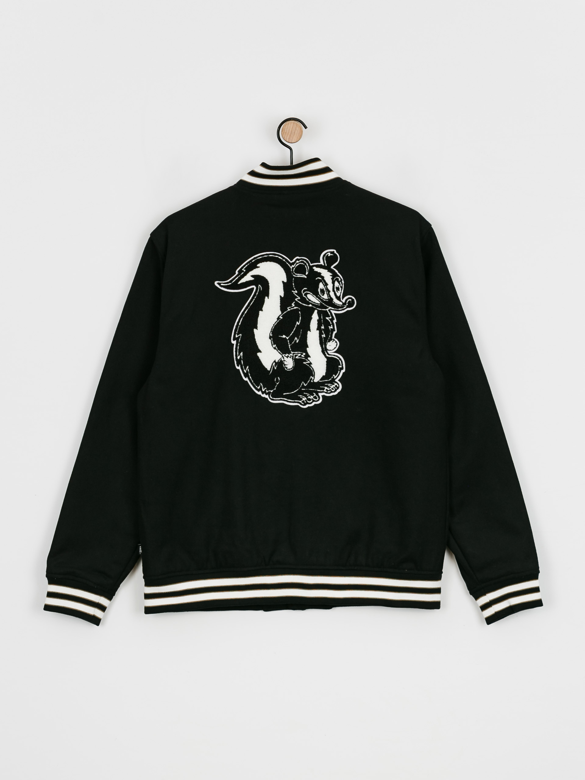 Vans Checkerboard Research Varsity Jacket (checkerboard research black)