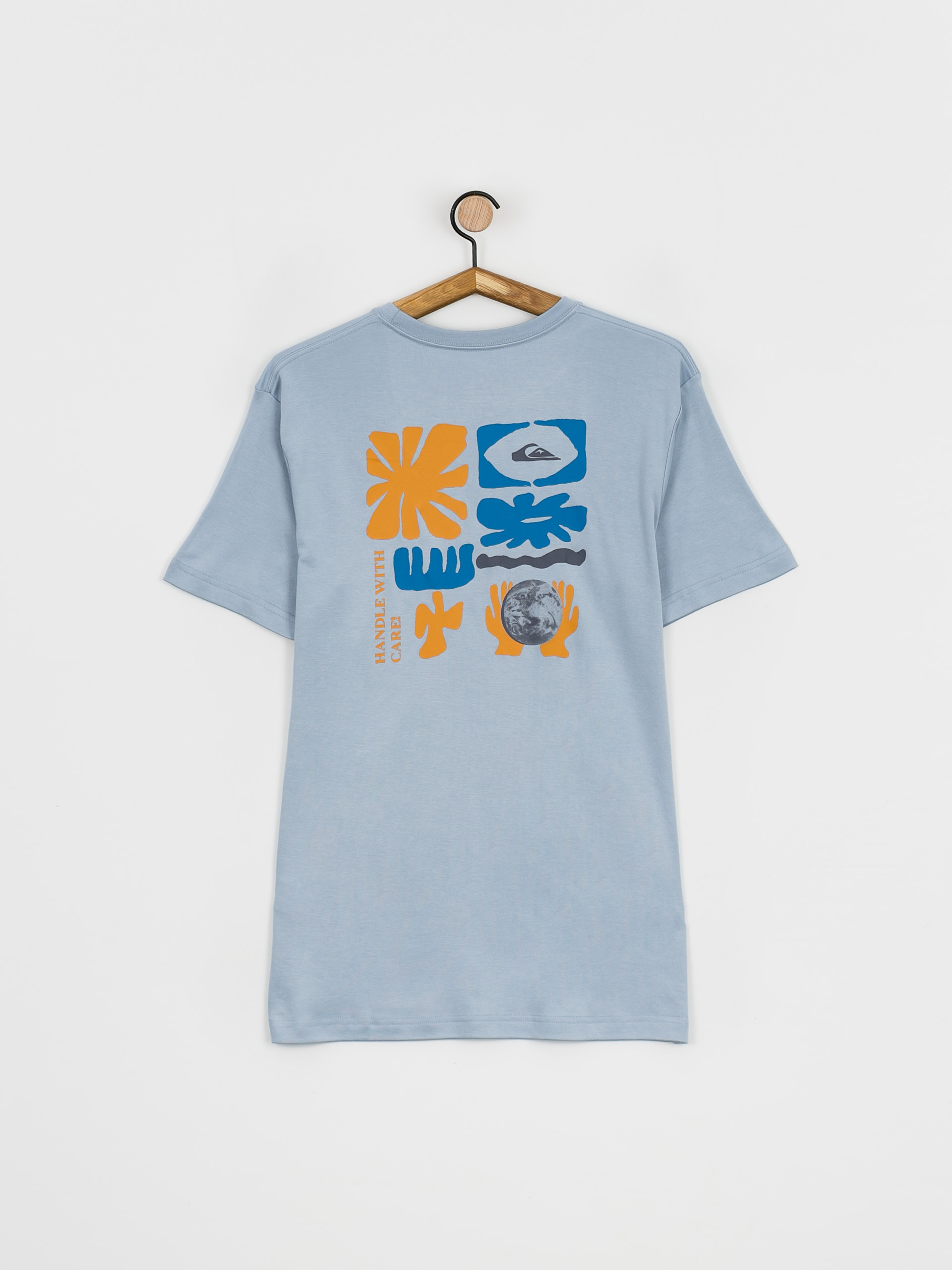 Quiksilver Handled With Care T-shirt (ashley blue)
