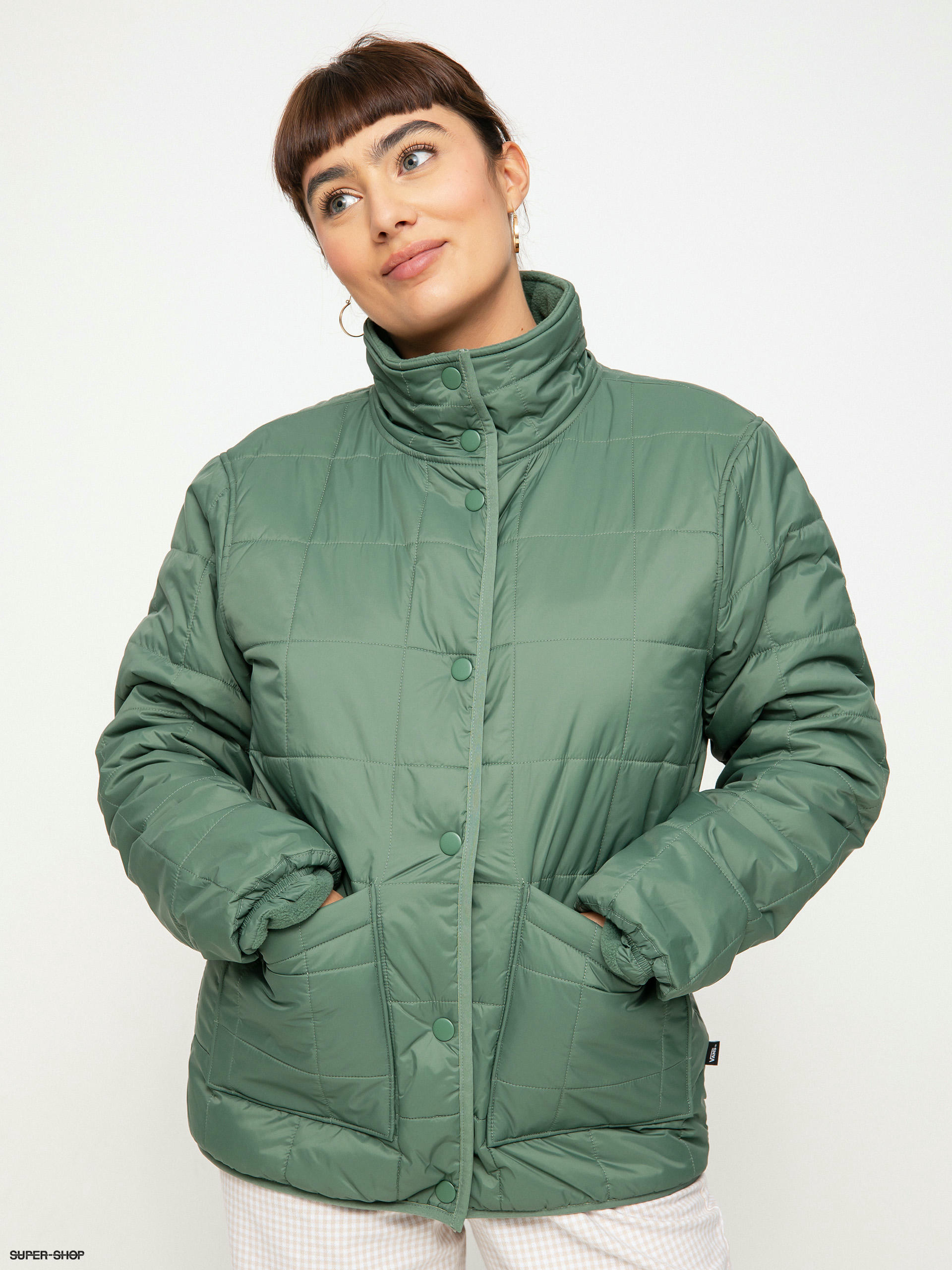 Vans jacket on sale womens Green