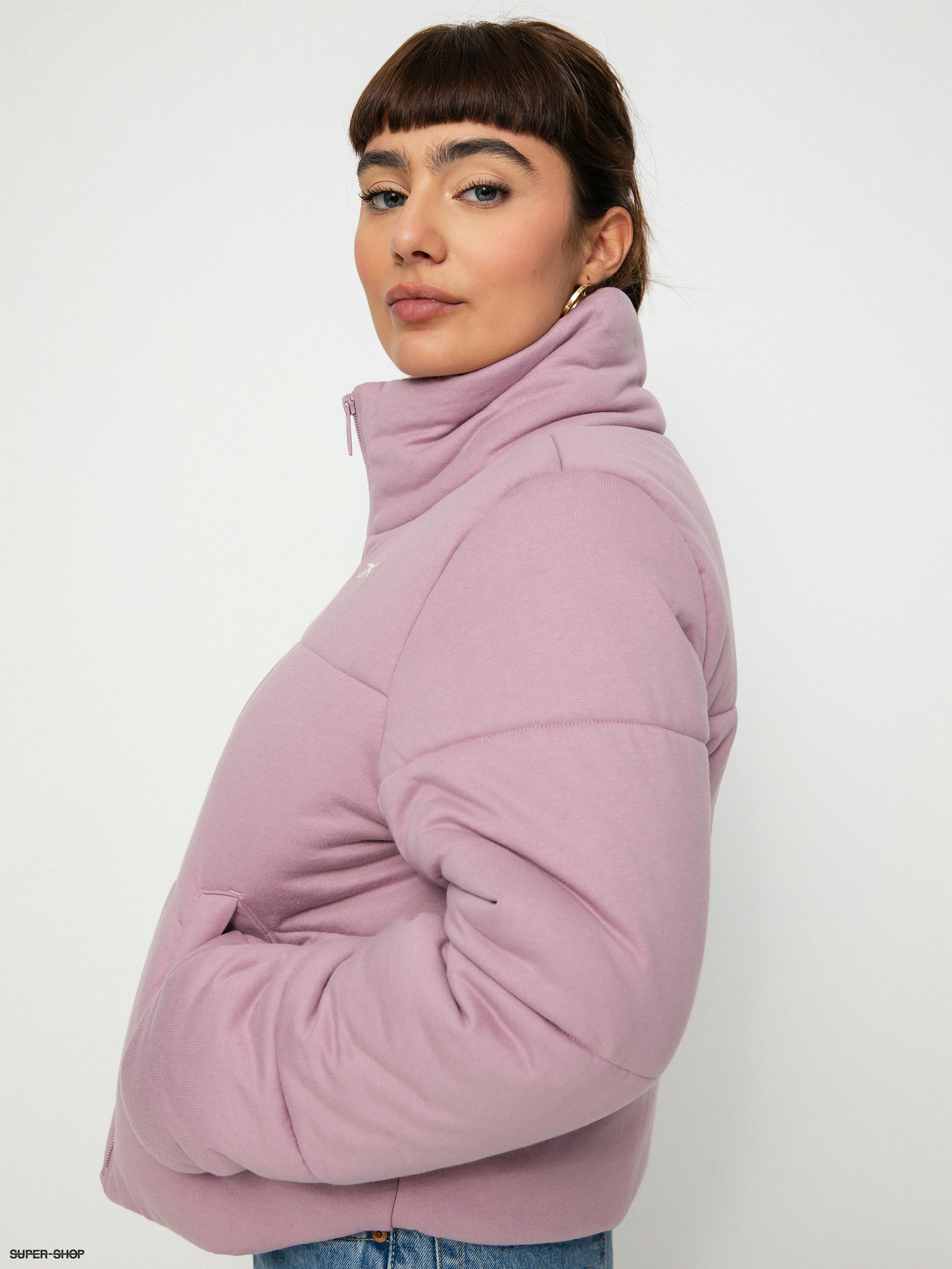 Reebok jacket store womens pink