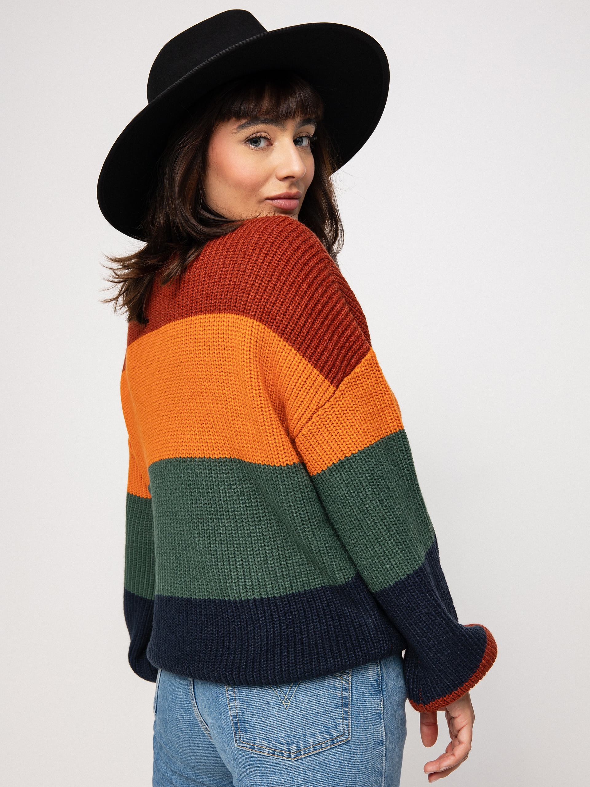 Brixton Madero Pulli Wmn (burnt henna)