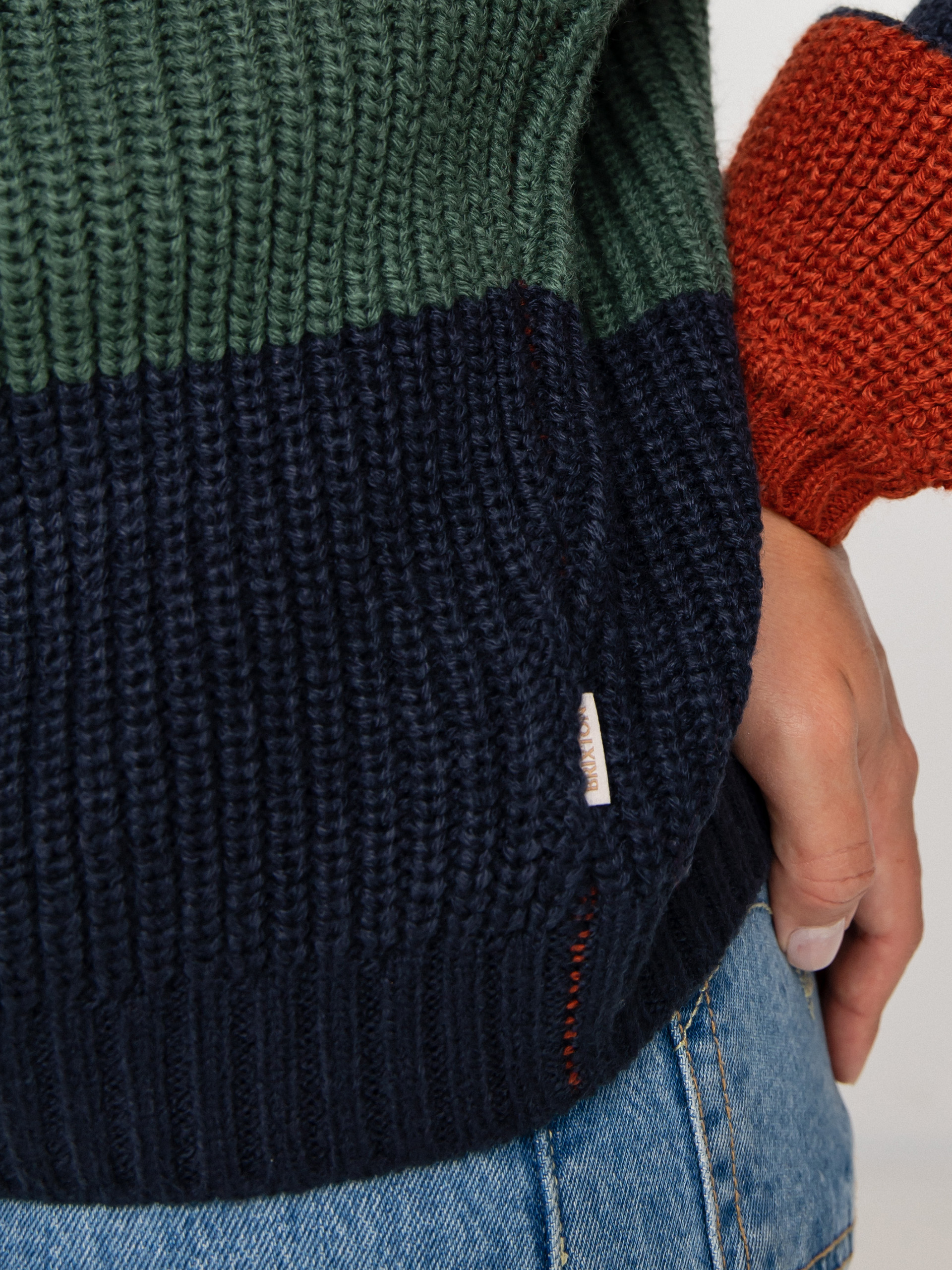 Brixton Madero Pulli Wmn (burnt henna)