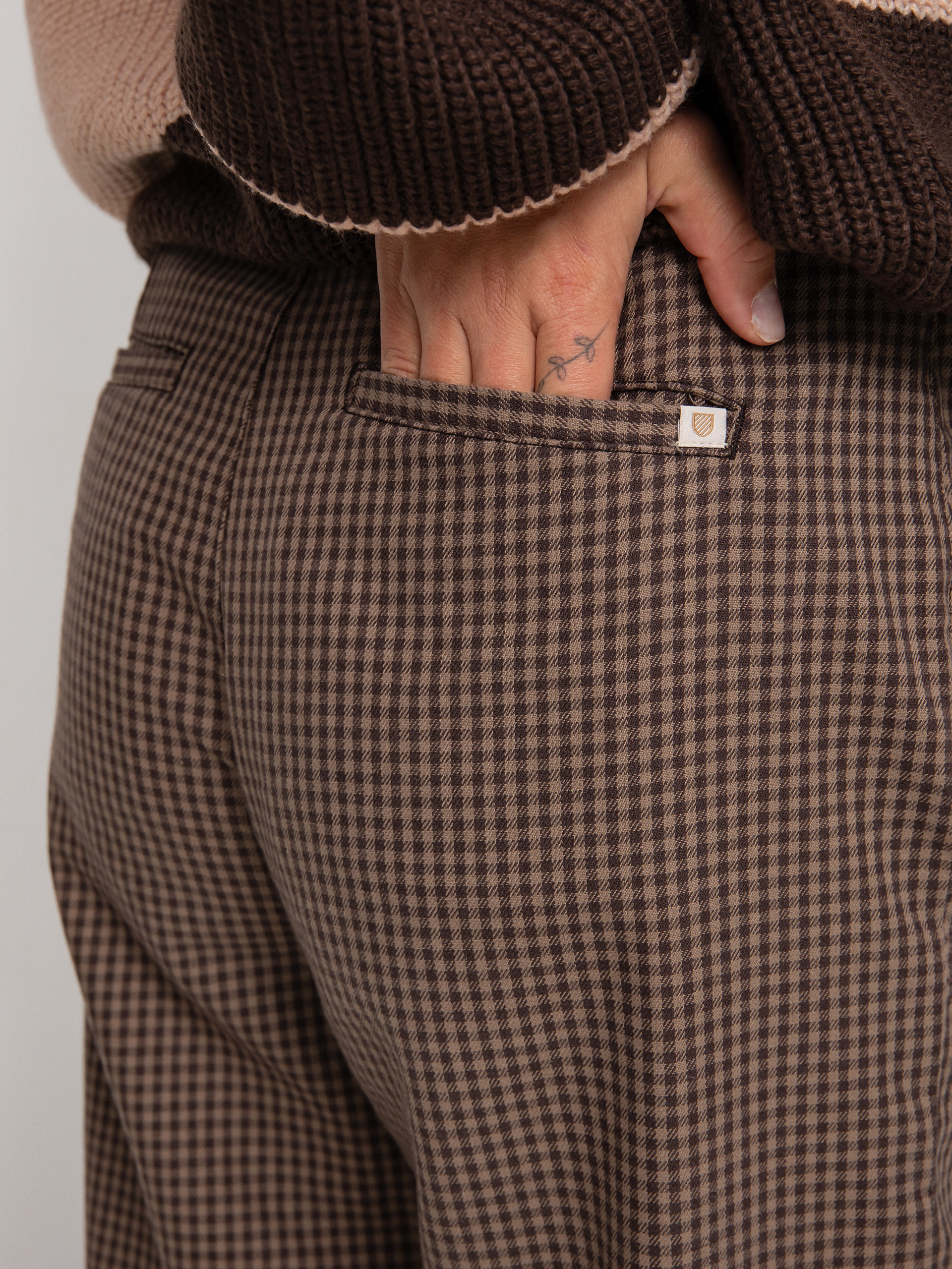 Brixton Victory Trouser Hose Wmn (pine bark gingham)