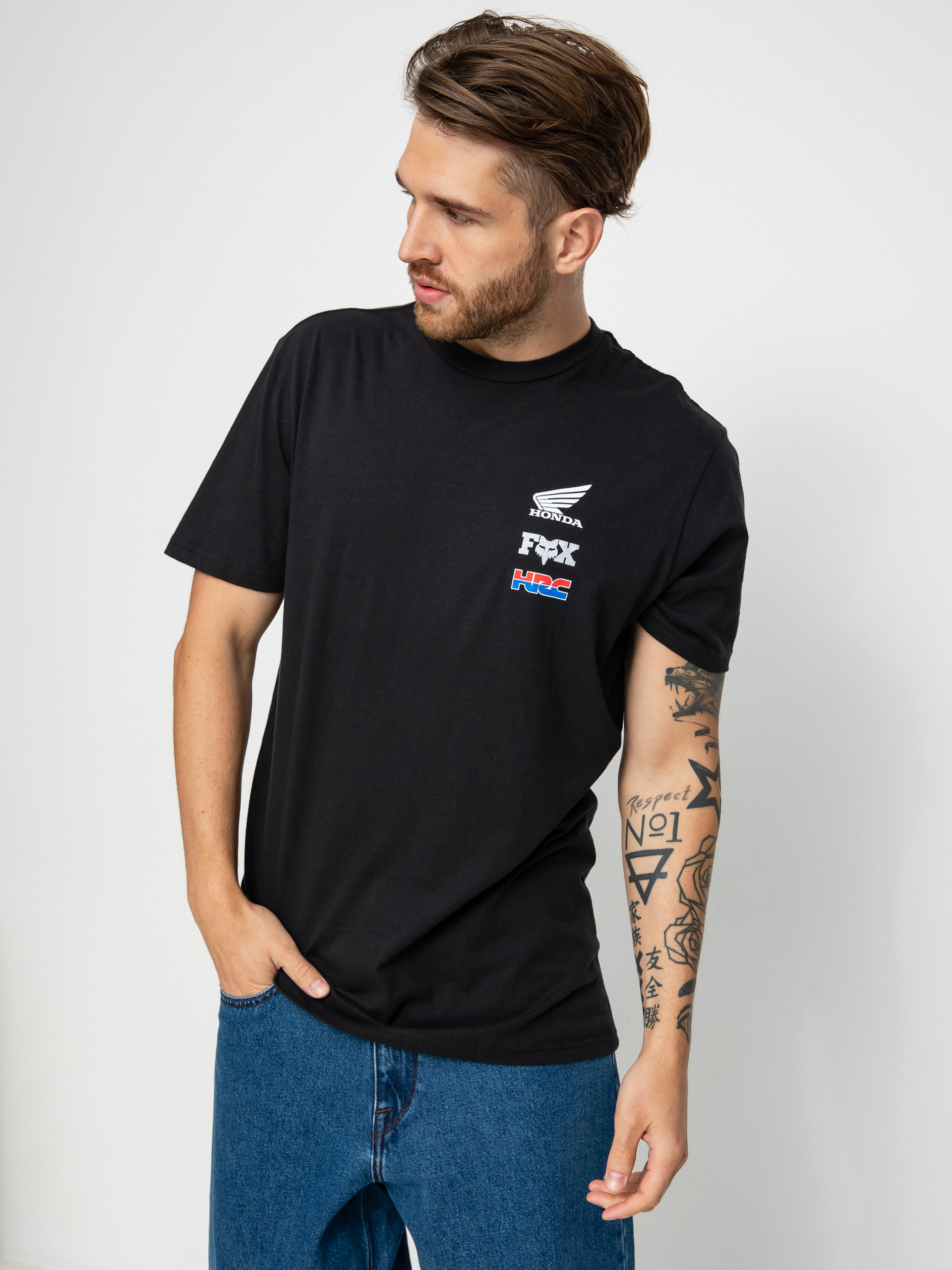 Fox Honda Wing T-shirt (blk)