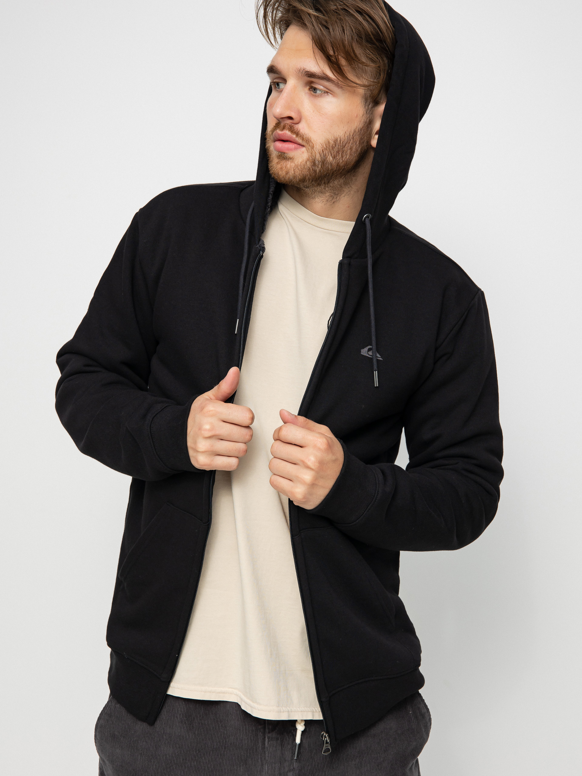 Quiksilver Essentials Sherpa Sweatshirt black black