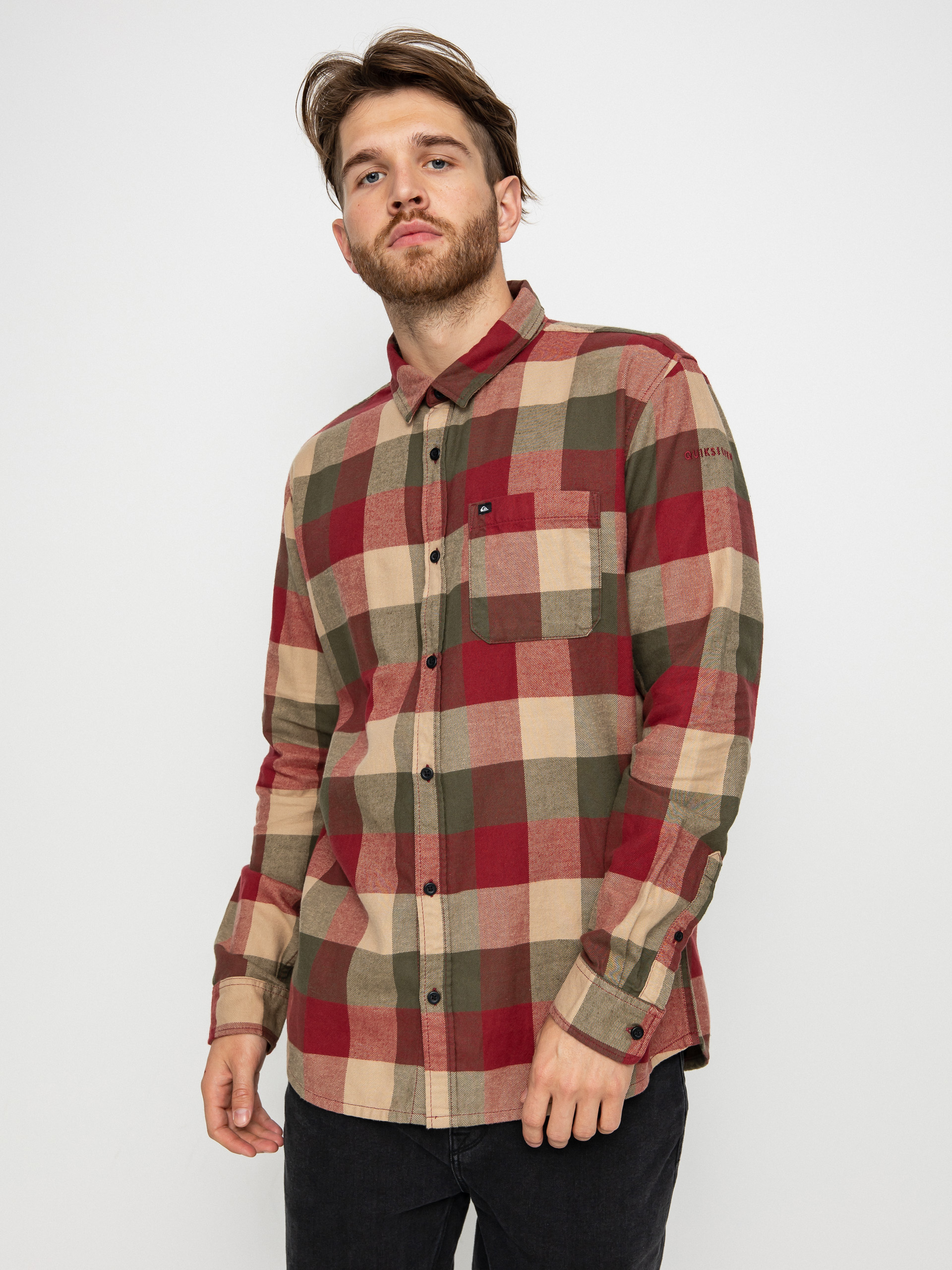 Quiksilver Motherfly Shirt (ruby wine motherfly)