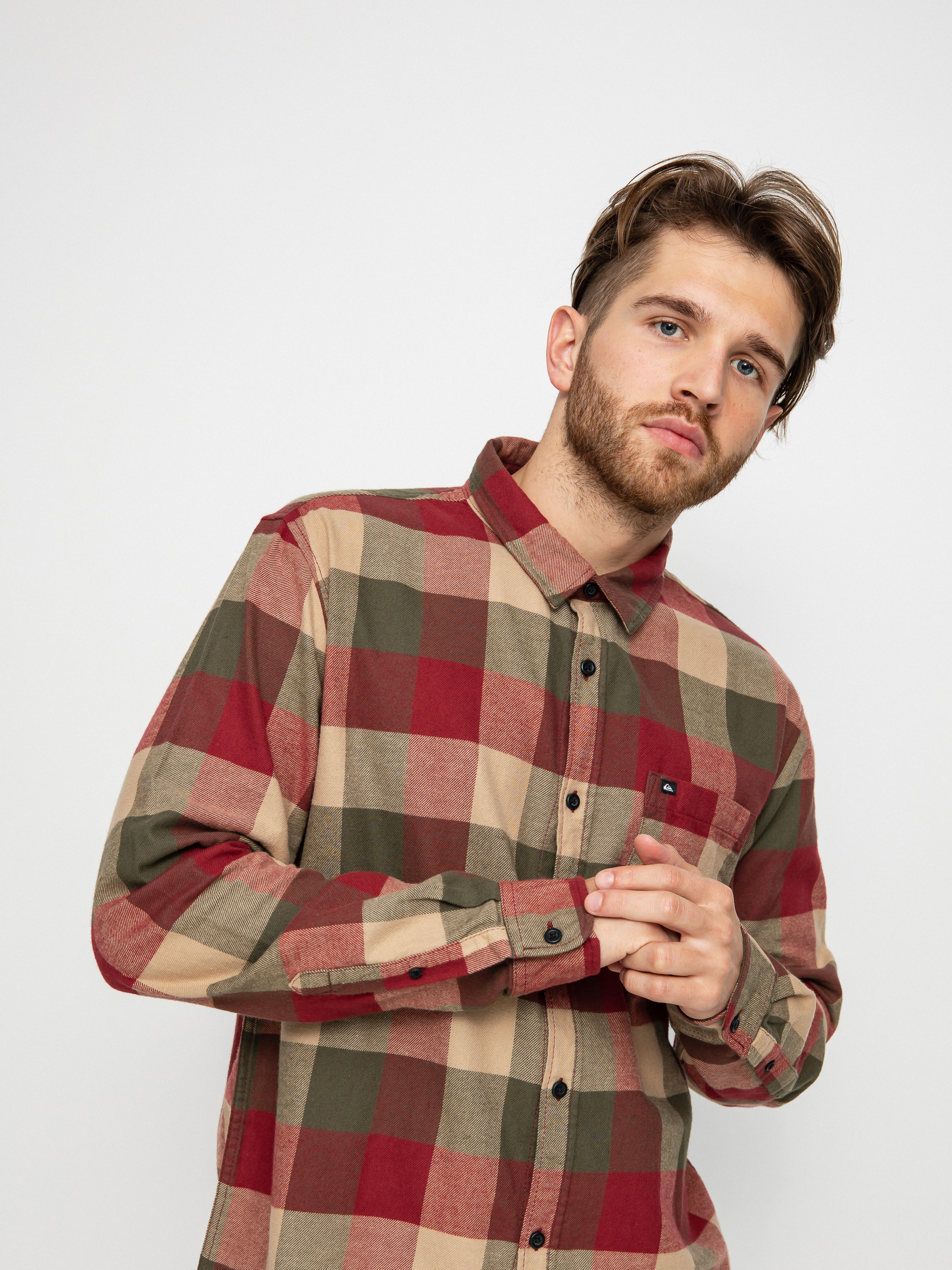 Quiksilver Motherfly Shirt (ruby wine motherfly)