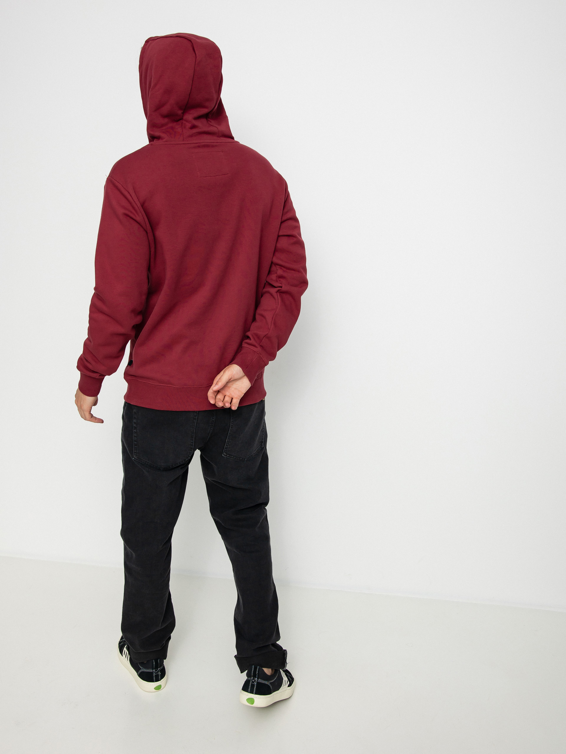 Quiksilver Big Logo HD Hoodie (ruby wine)
