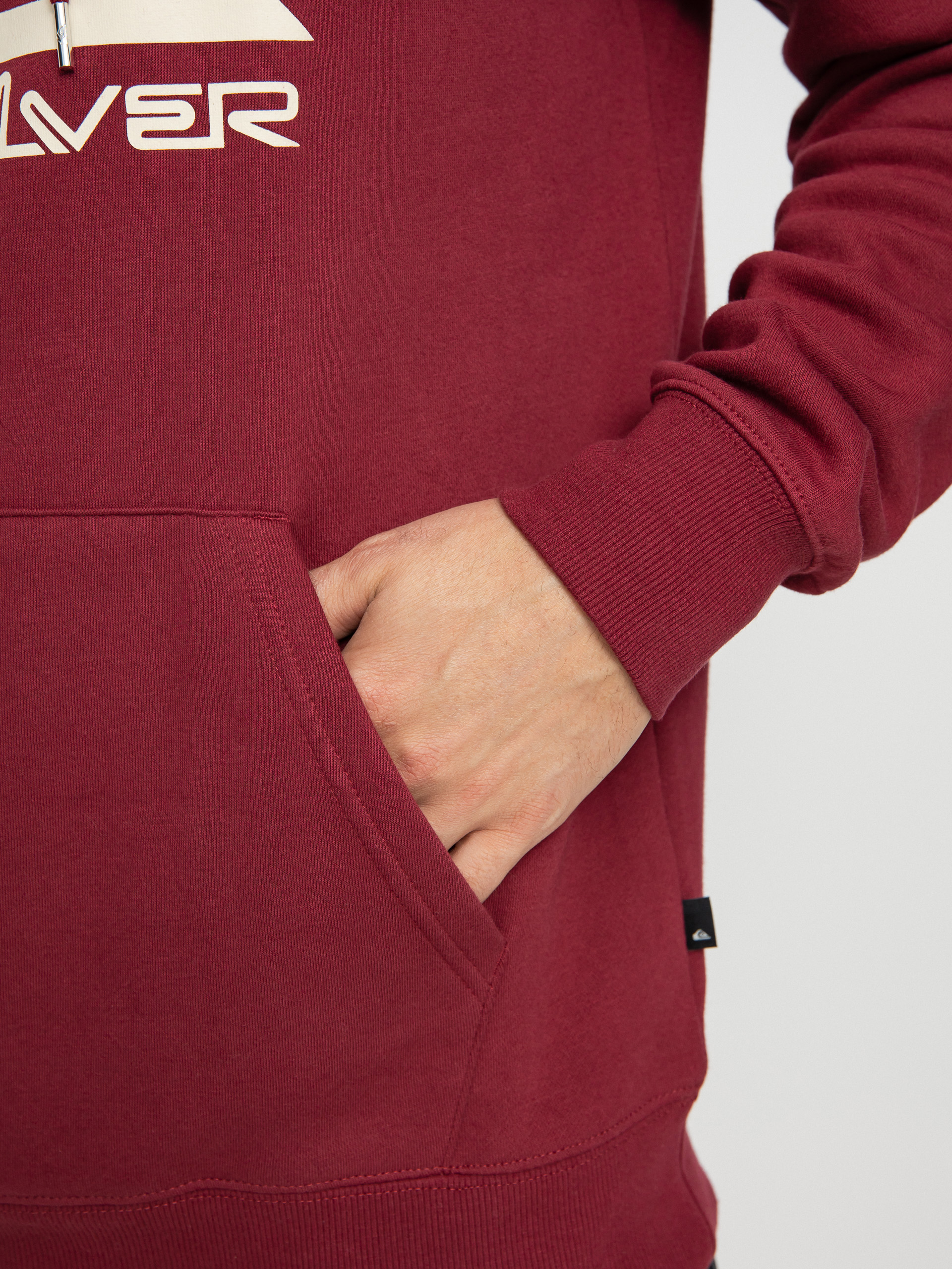 Quiksilver Big Logo HD Hoodie (ruby wine)