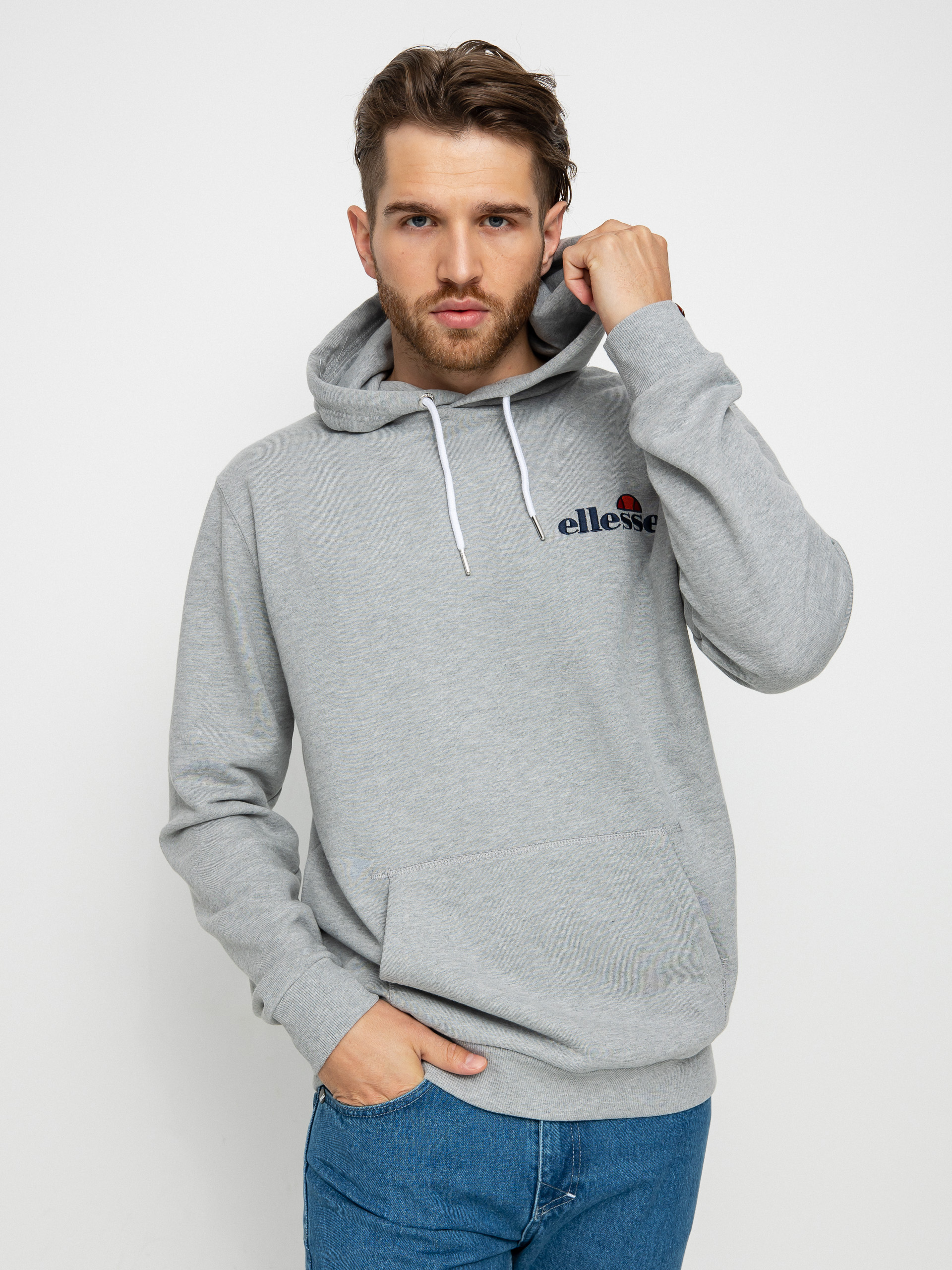 Ellesse Primero HD Hoodie grey marl