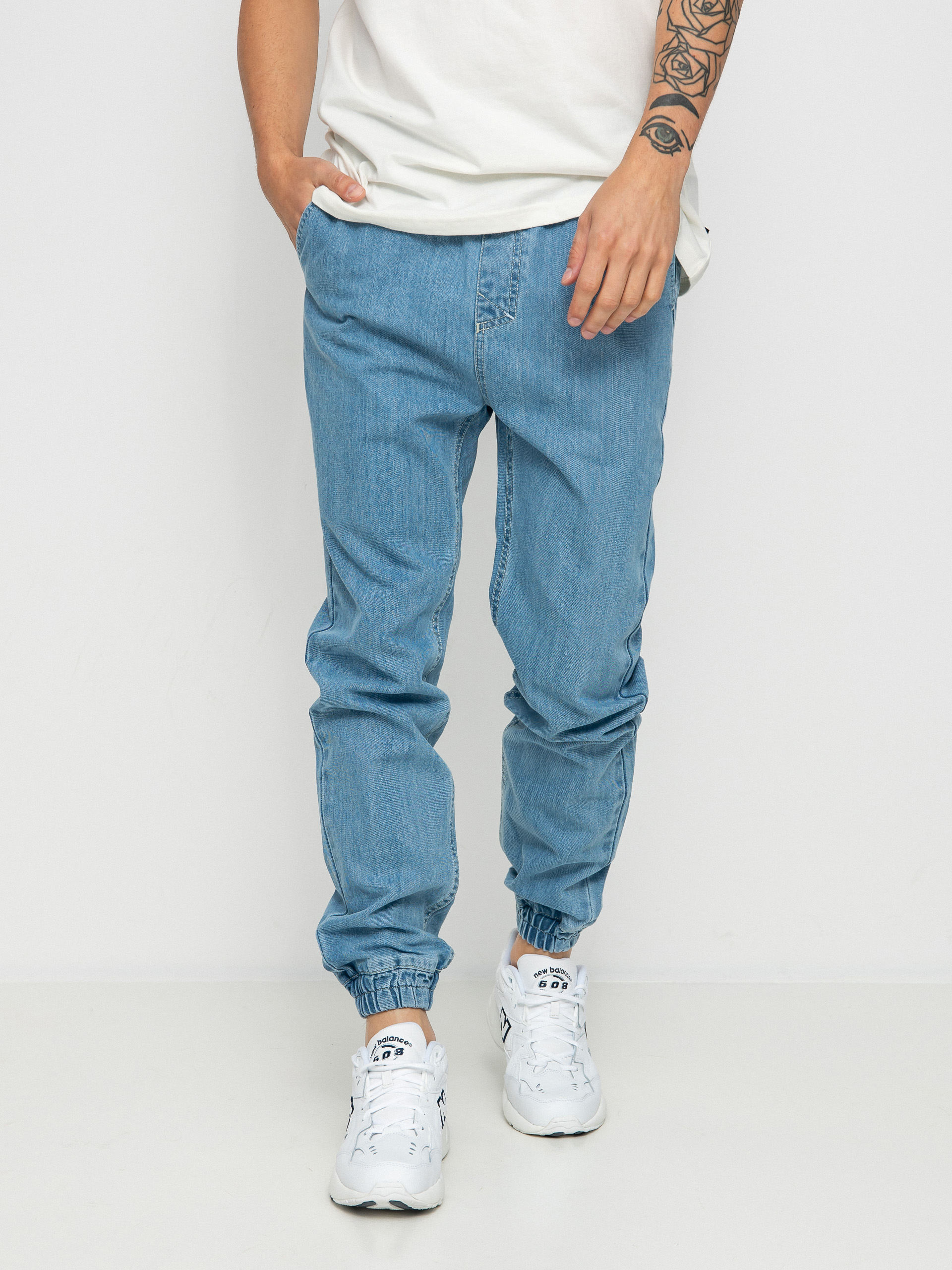 MassDnm Signature Joggers Jeans Sneaker Fit Pants blue