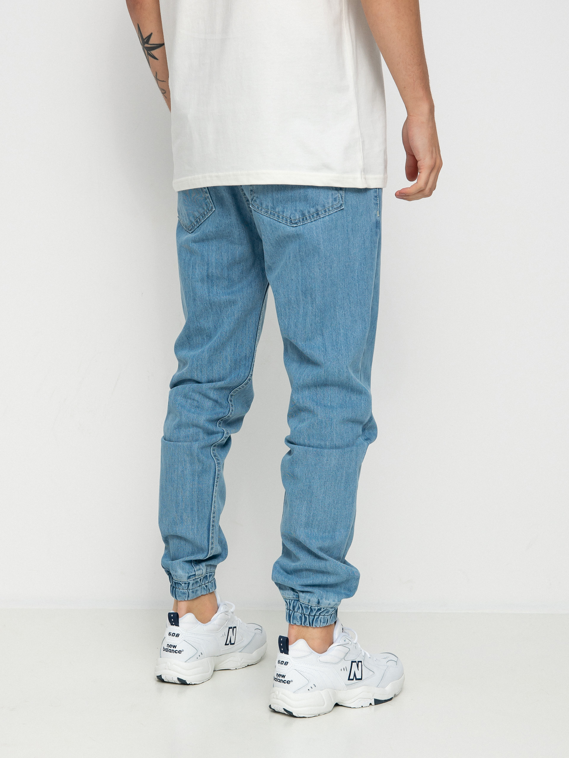 MassDnm Signature 2.0 Joggers Jeans Sneaker Fit Hose (light blue)