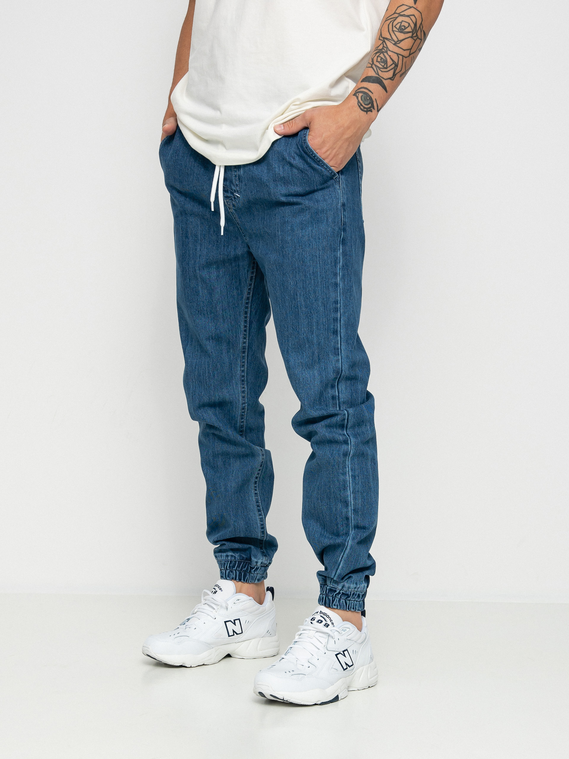 MassDnm Signature 2.0 Joggers Jeans Sneaker Fit Hose (blue)