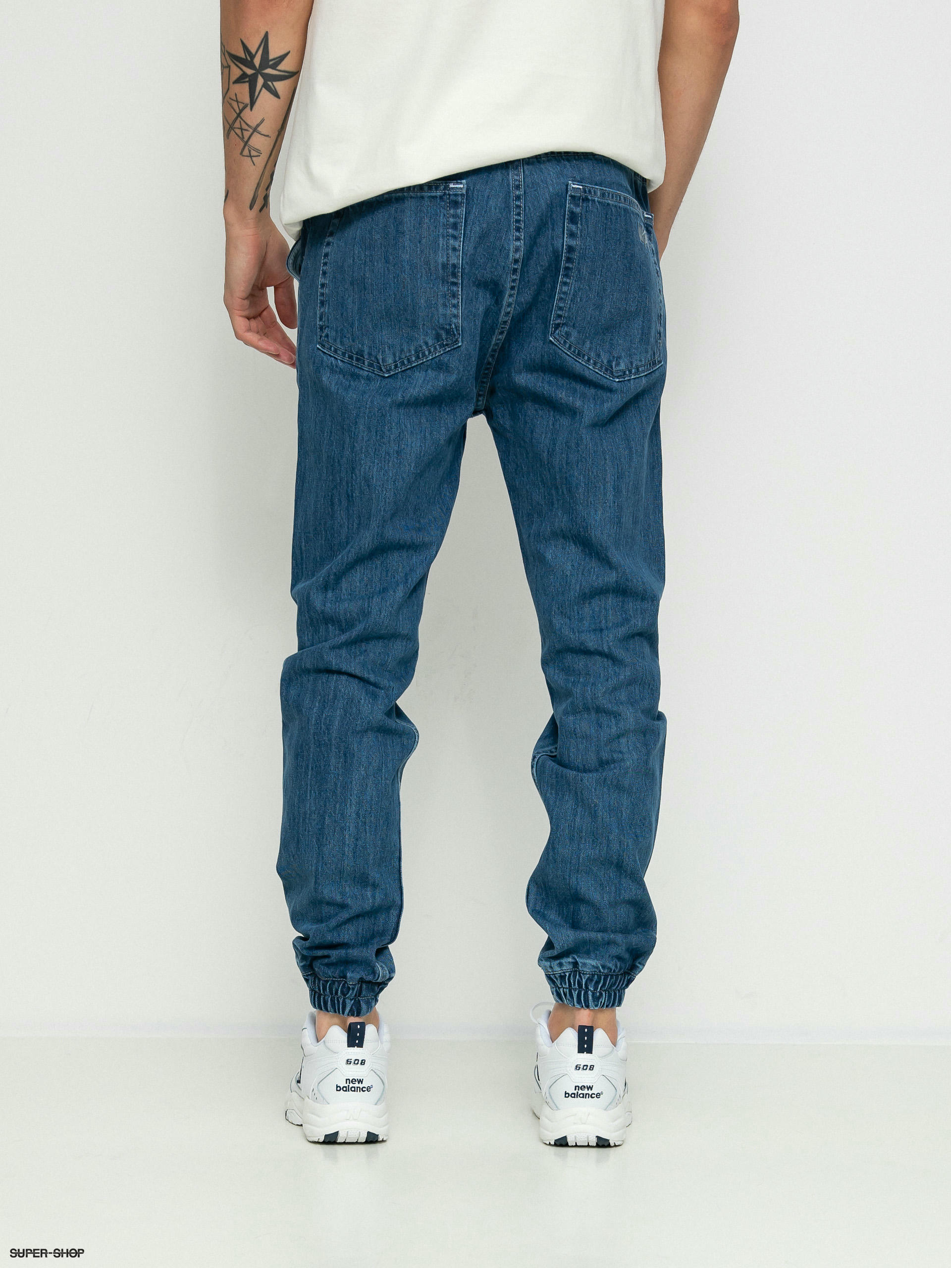 Sneakerjeans Blue Jogger Jeans NS022