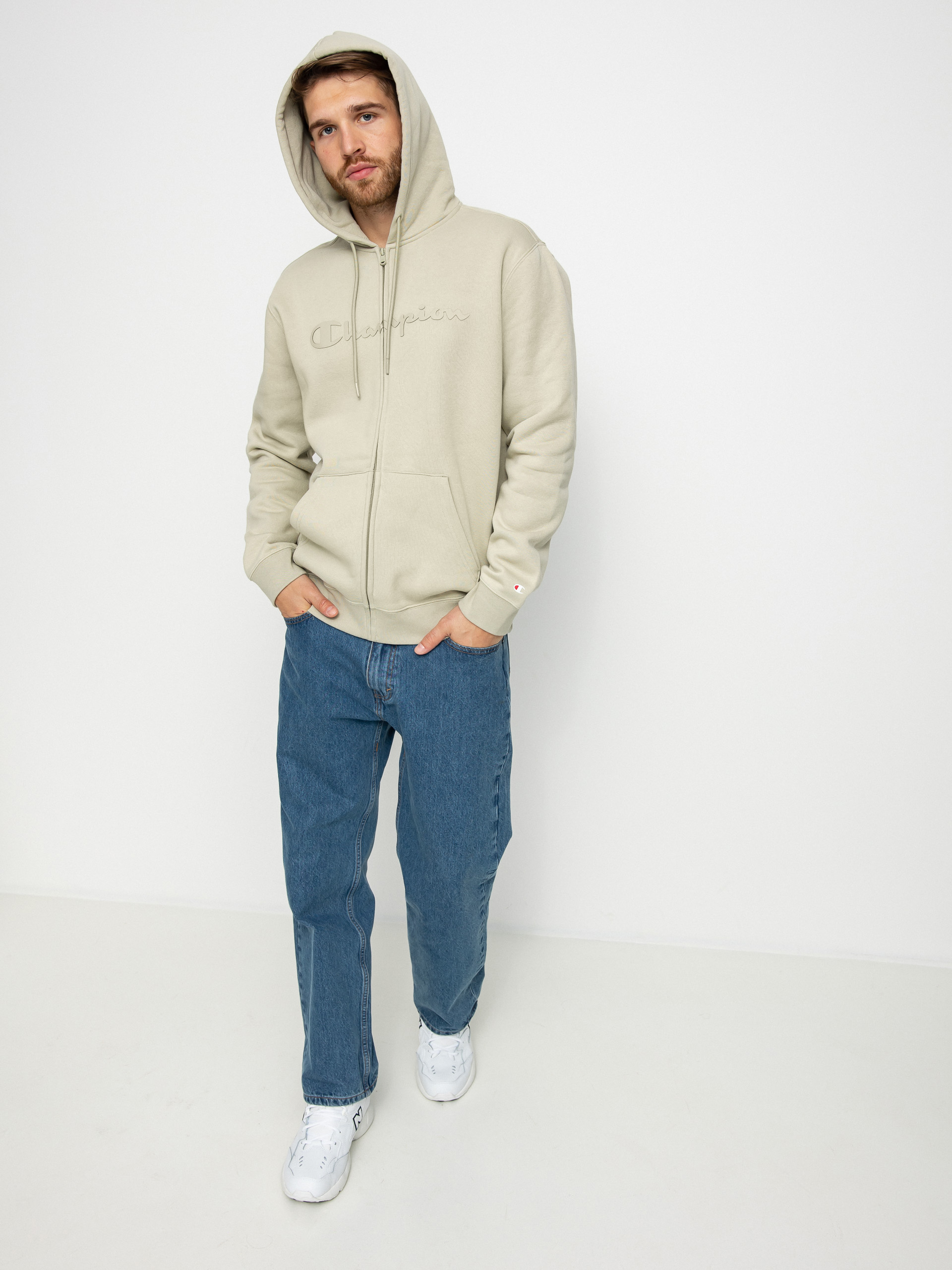 Champion Legacy Hooded Full Zip Sweatshirt 217929 ZHD Hoodie (aby)