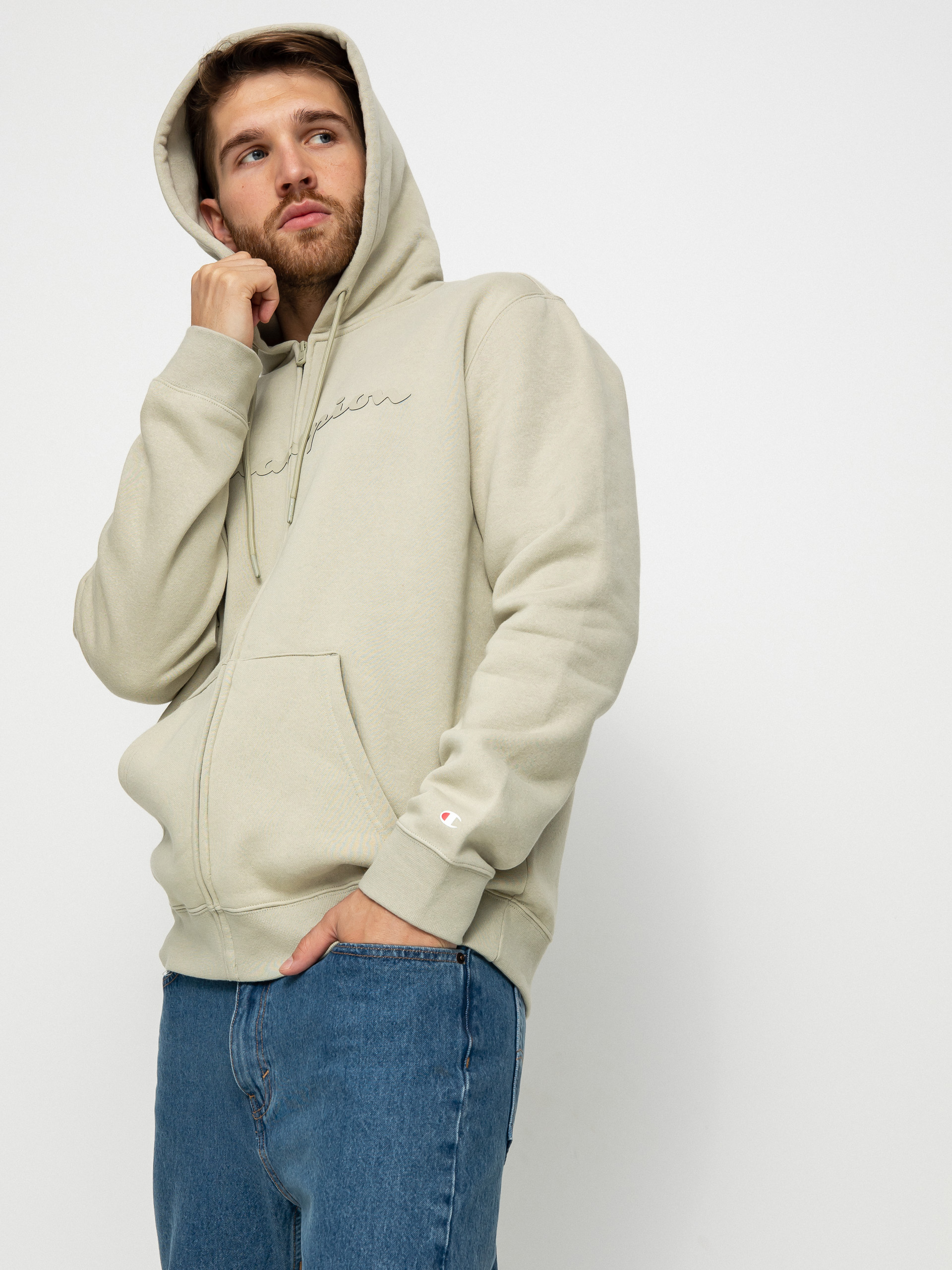 Champion Legacy Hooded Full Zip Sweatshirt 217929 ZHD Hoodie (aby)