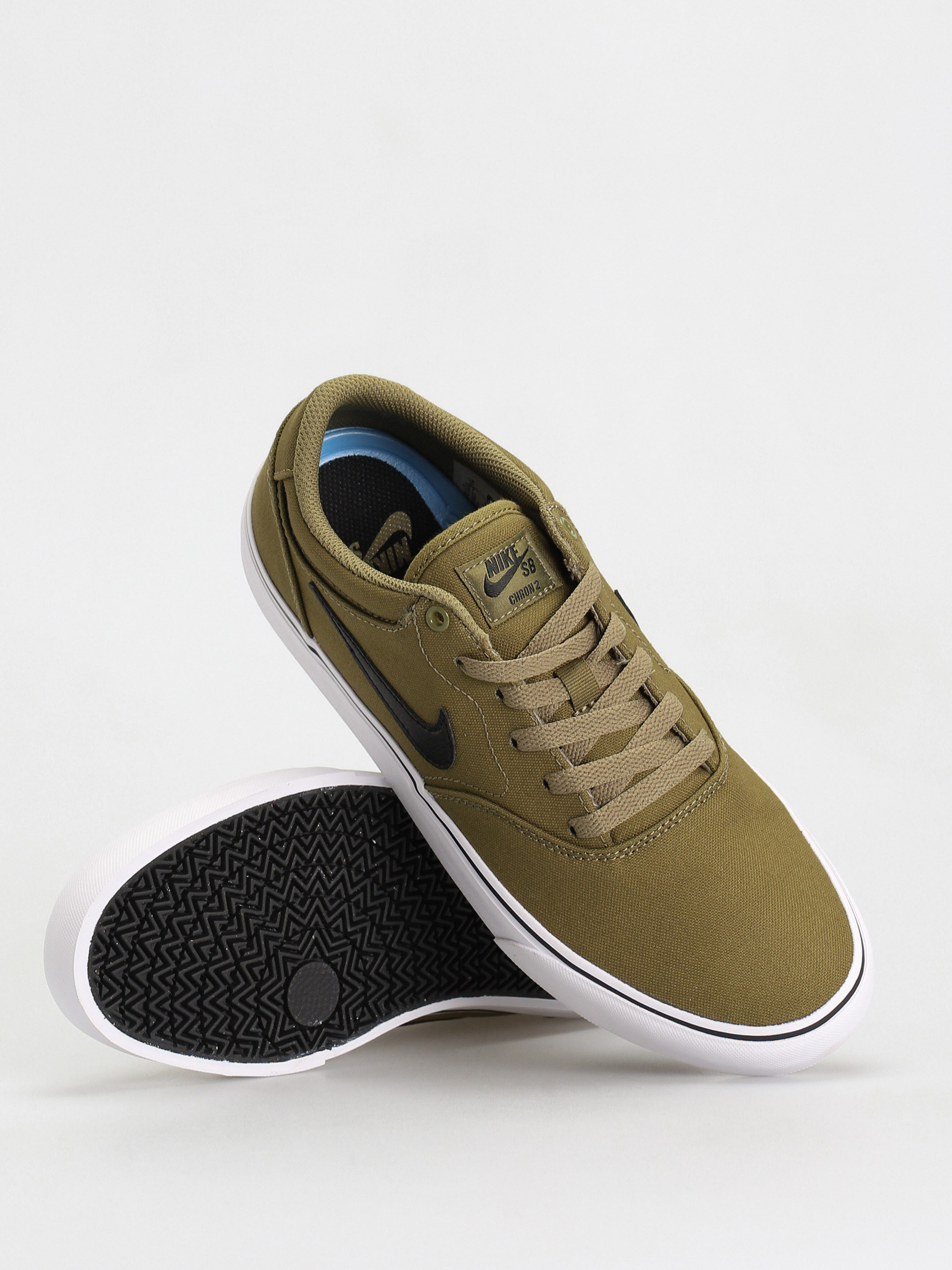 Nike SB Chron 2 Canvas Shoes (pilgrim/black pilgrim white)