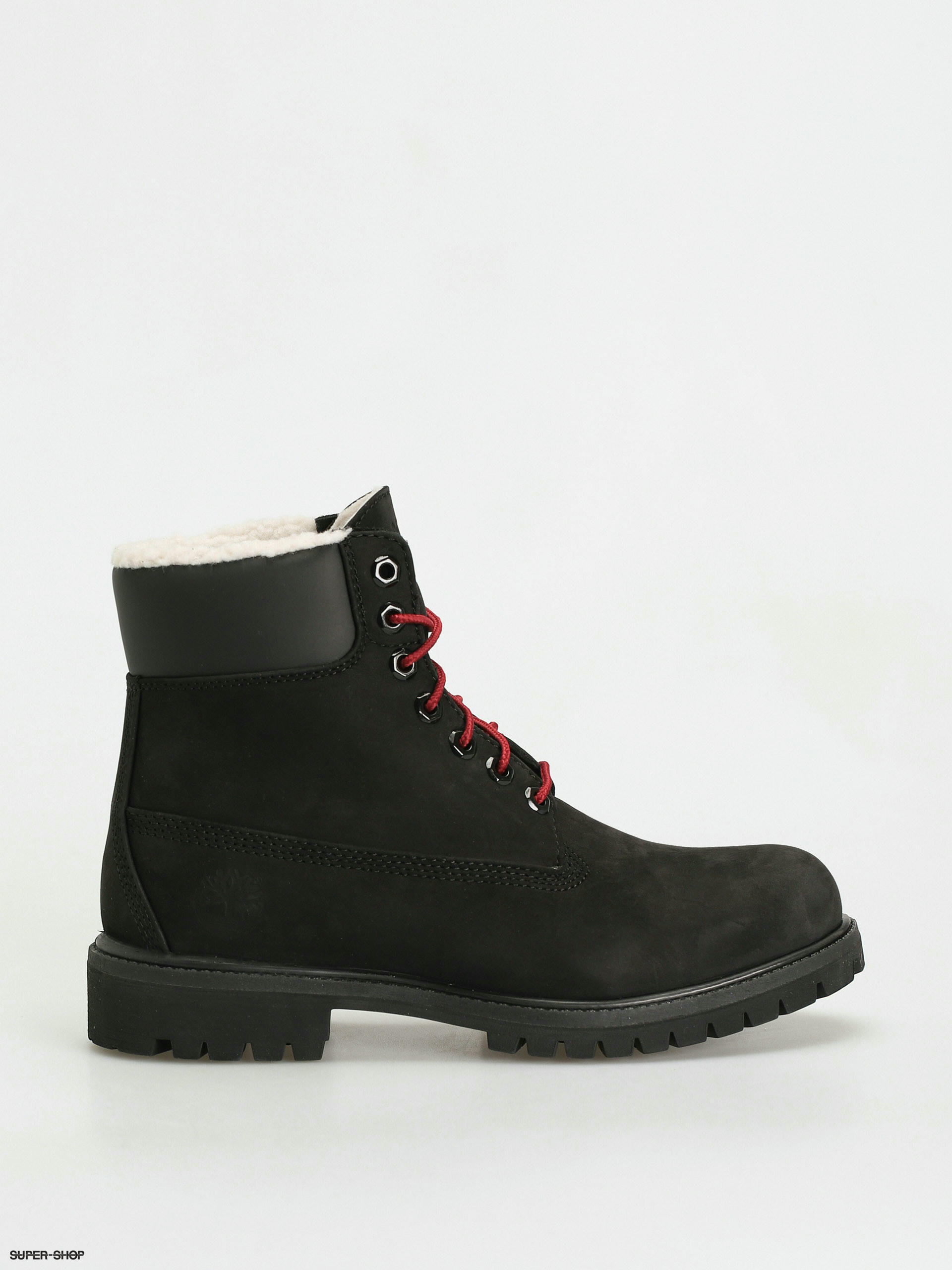 Timberland red and on sale black