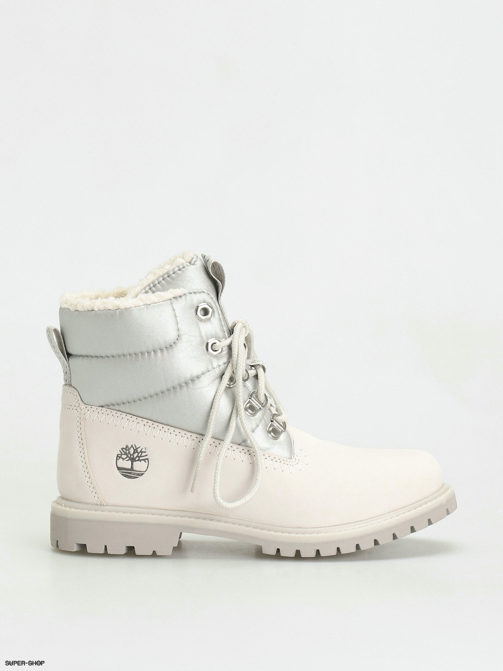 Silver on sale timberland boots