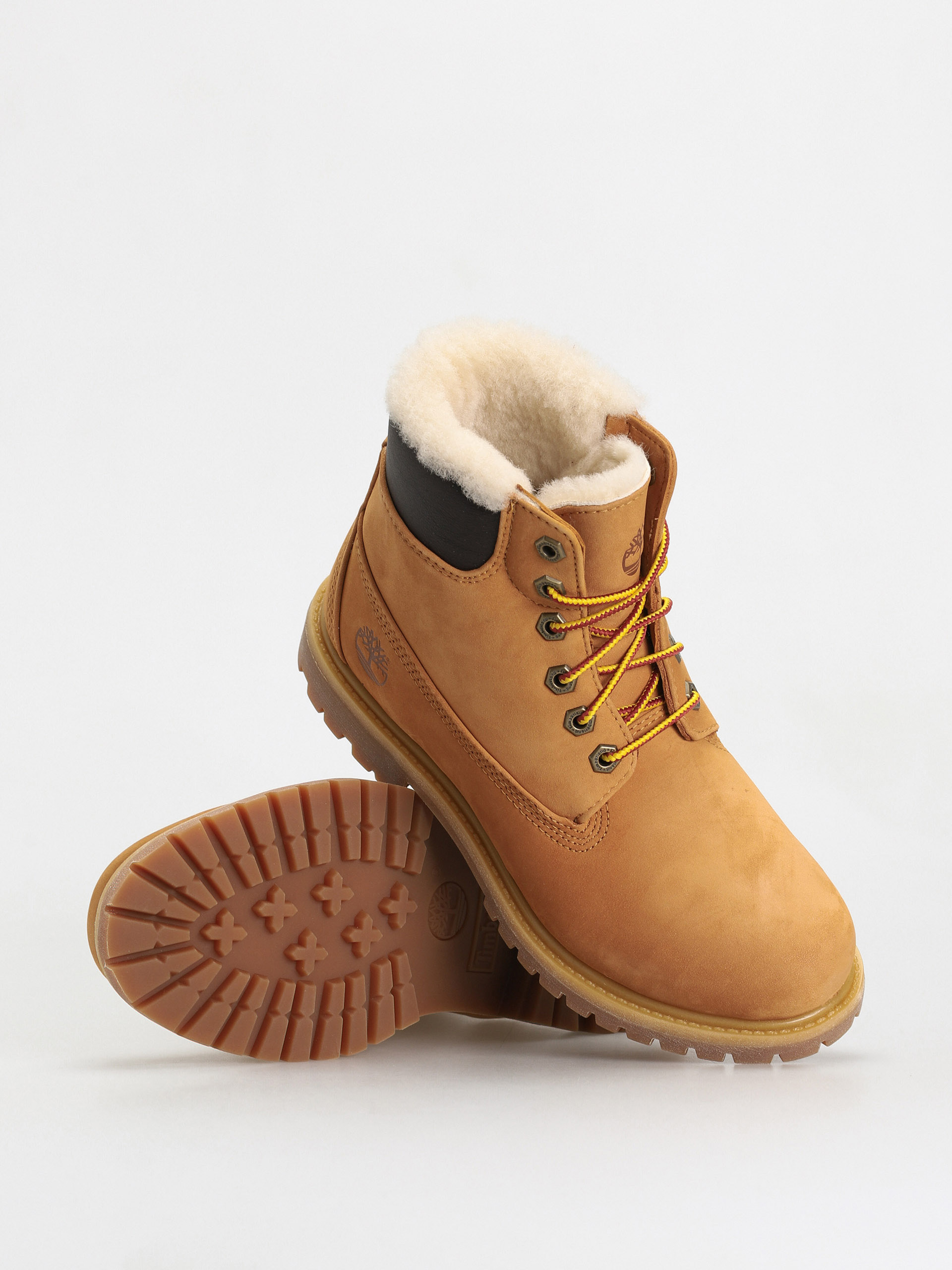 Timberland 6In Premium Shearling Shoes Wmn brown (wheat nubuck)