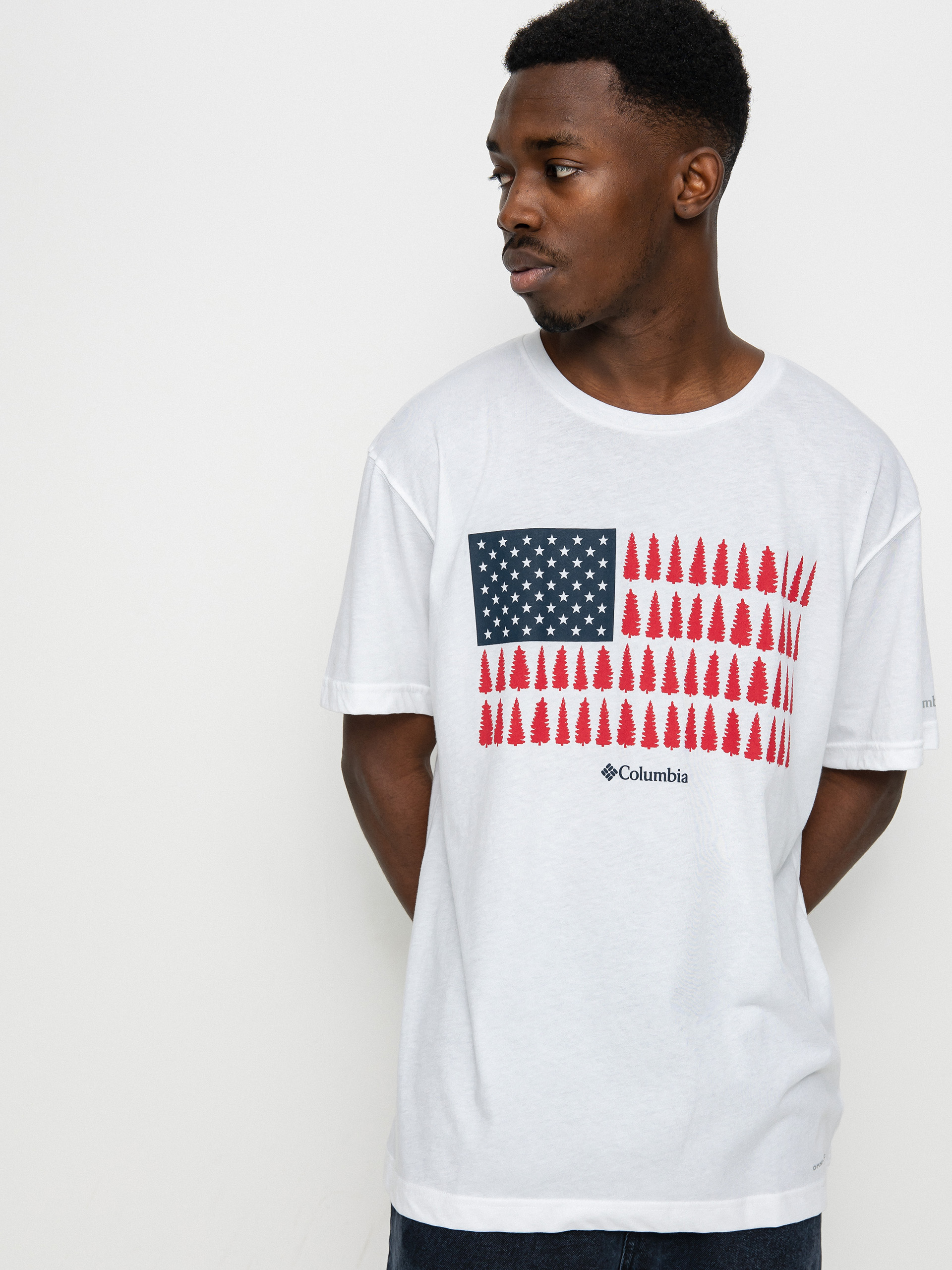 Columbia Thistletown Hills Graphic T-shirt (white treestri)