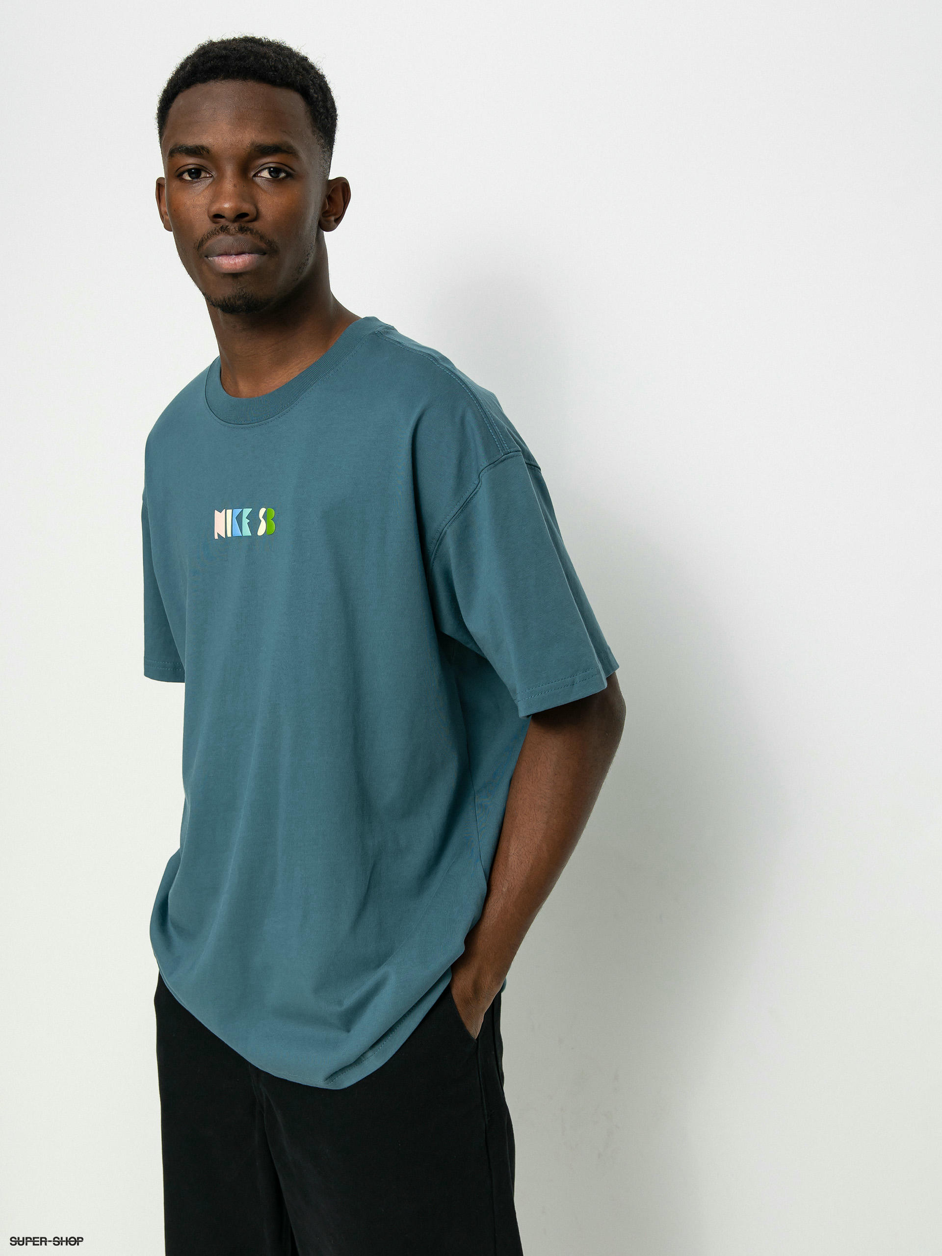 ash green nike shirt