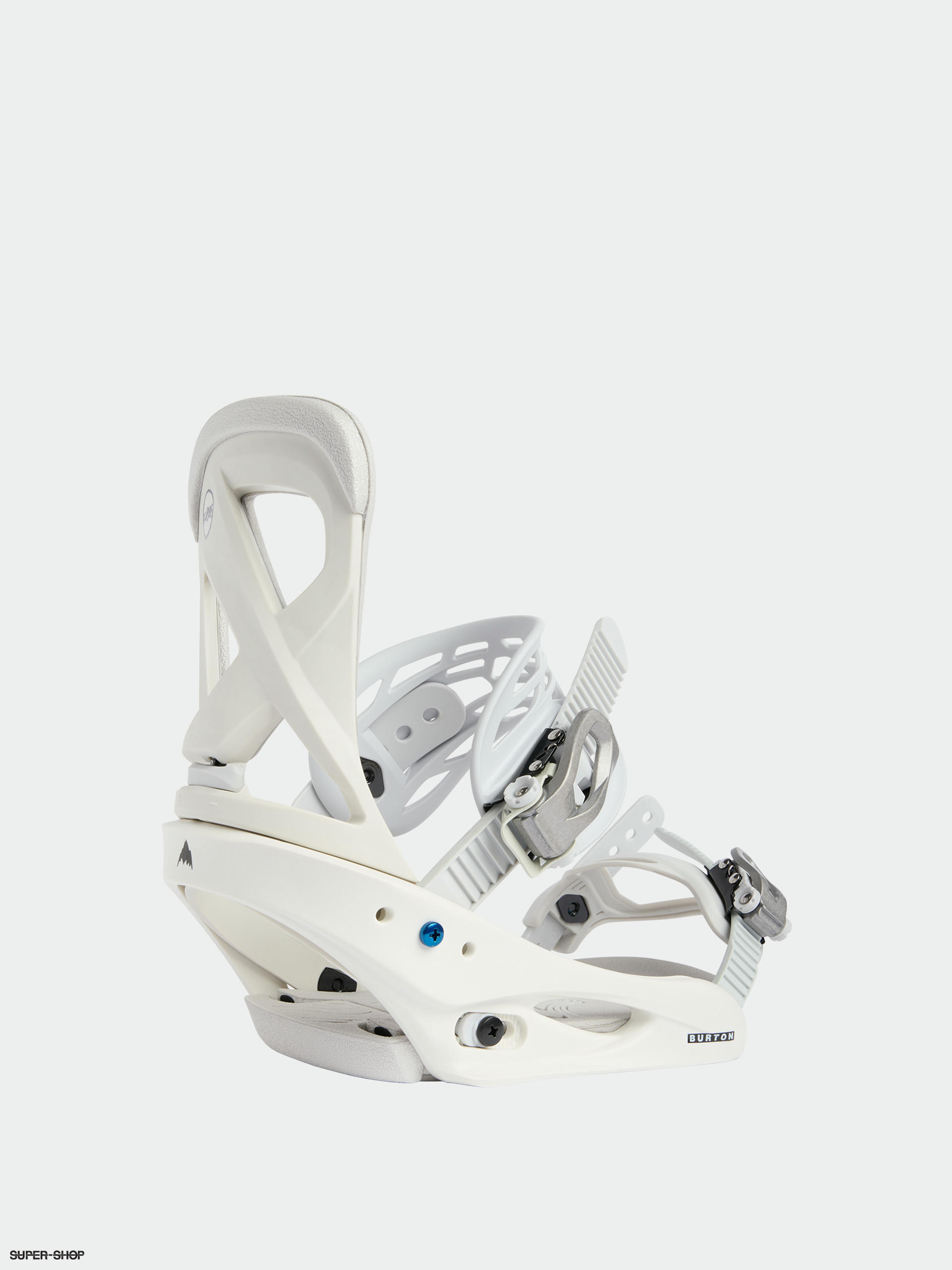 Womens Burton Scribe Reflex Snowboard bindings stout white