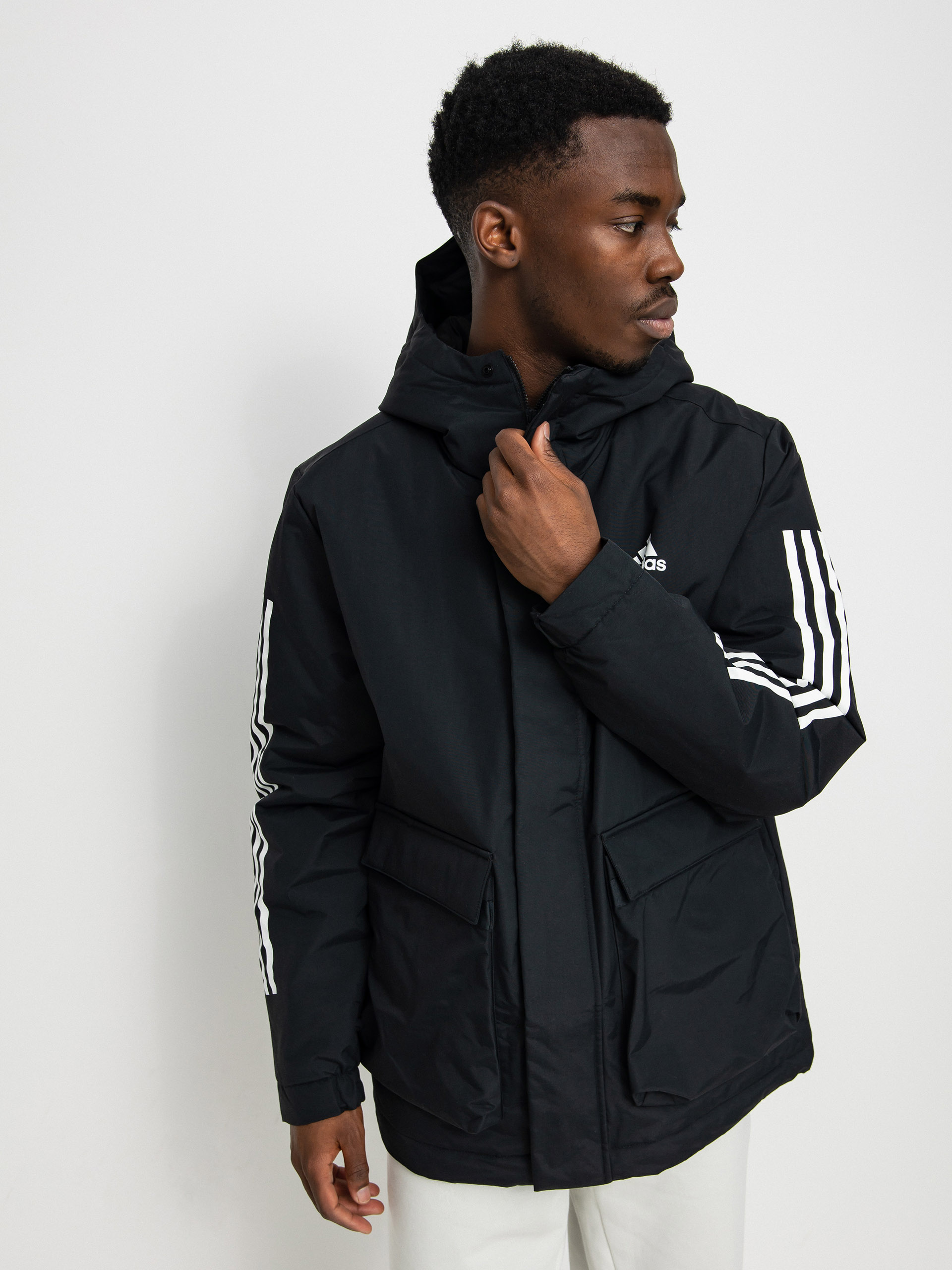 adidas Originals Utilitas 3 Stripes Jacket (black)