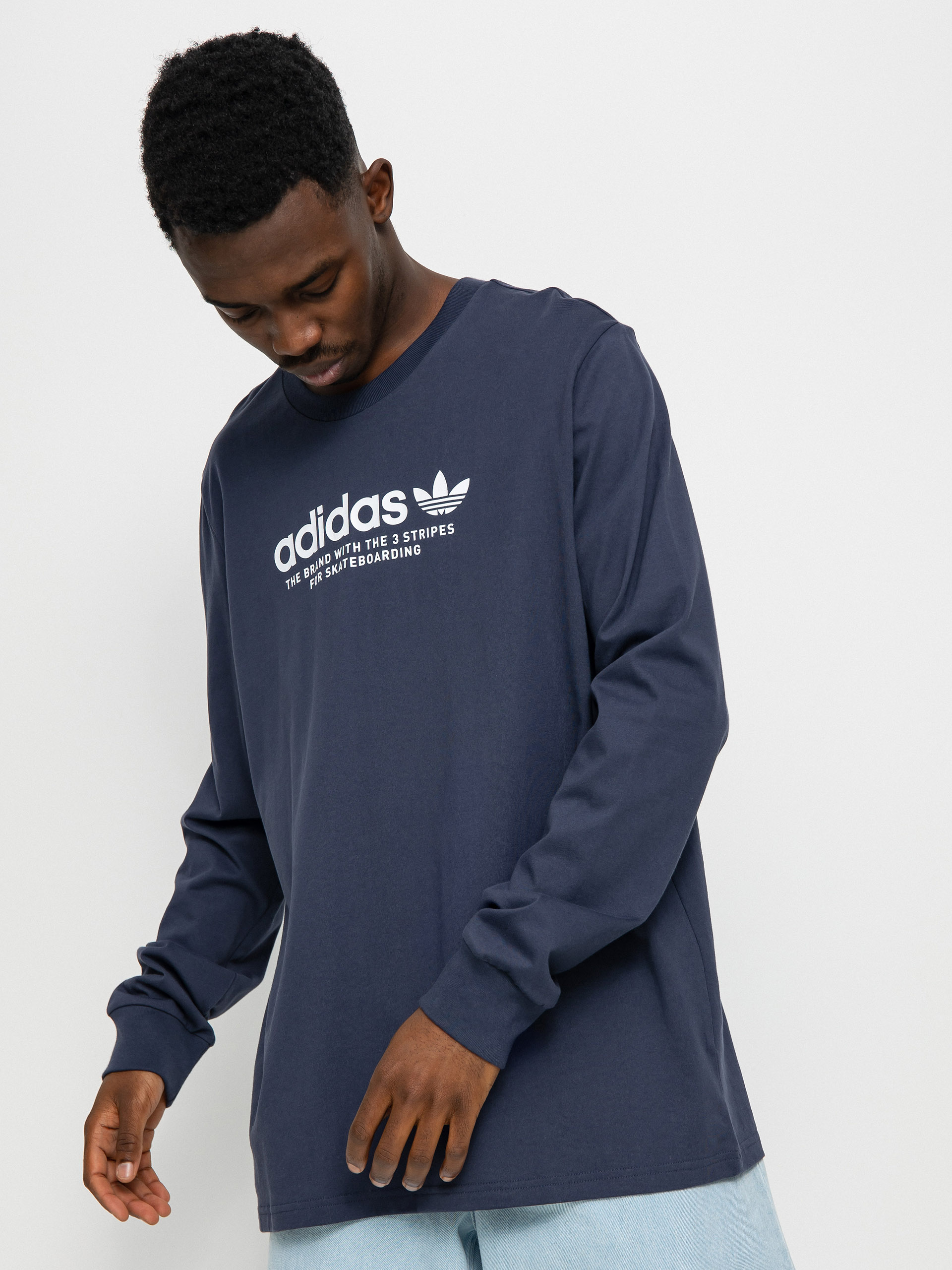 adidas trefoil long sleeve tee