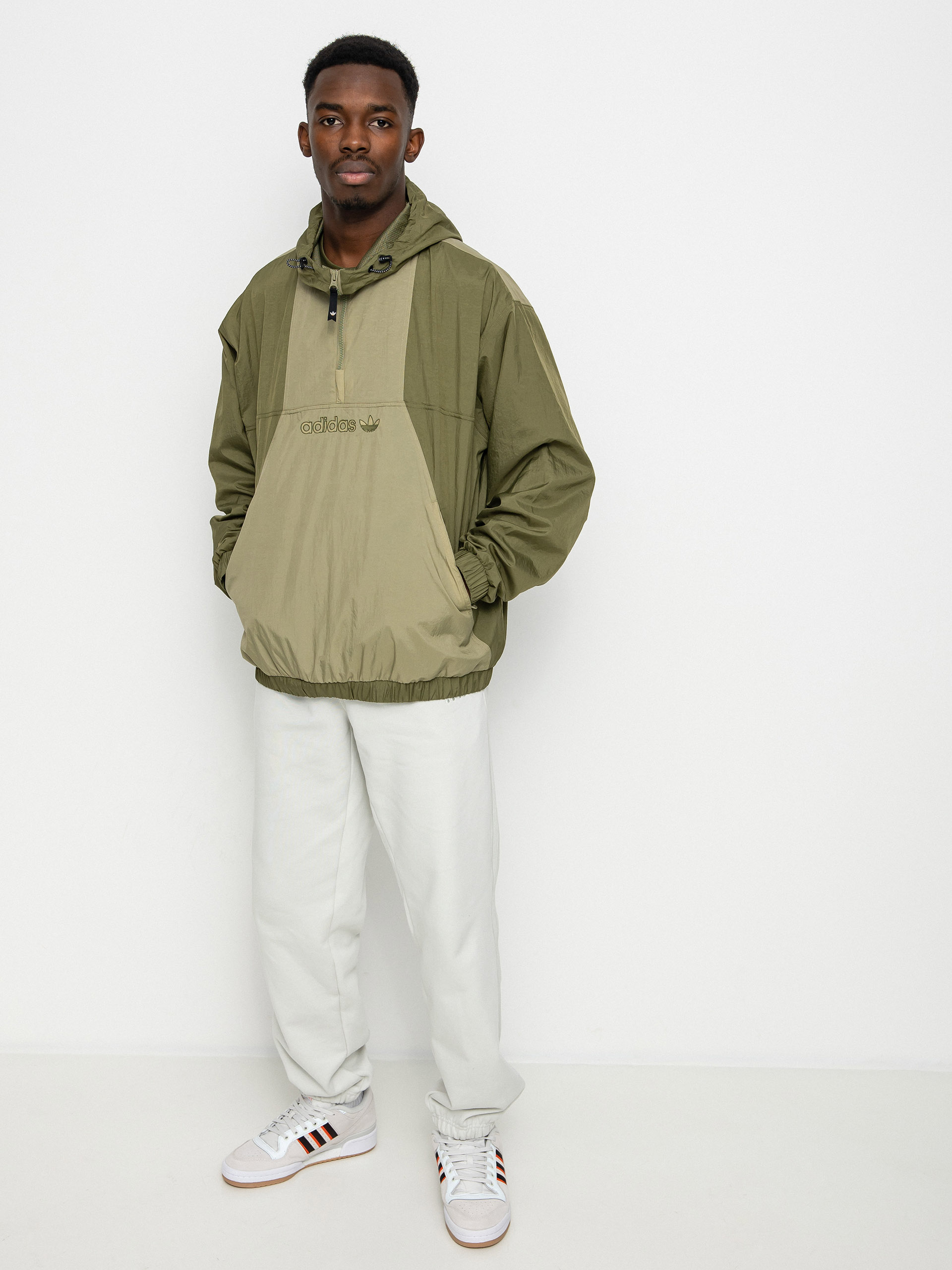 adidas Anorak Wndbrkr Jacket (focoli/orbgrn/orbgrn)