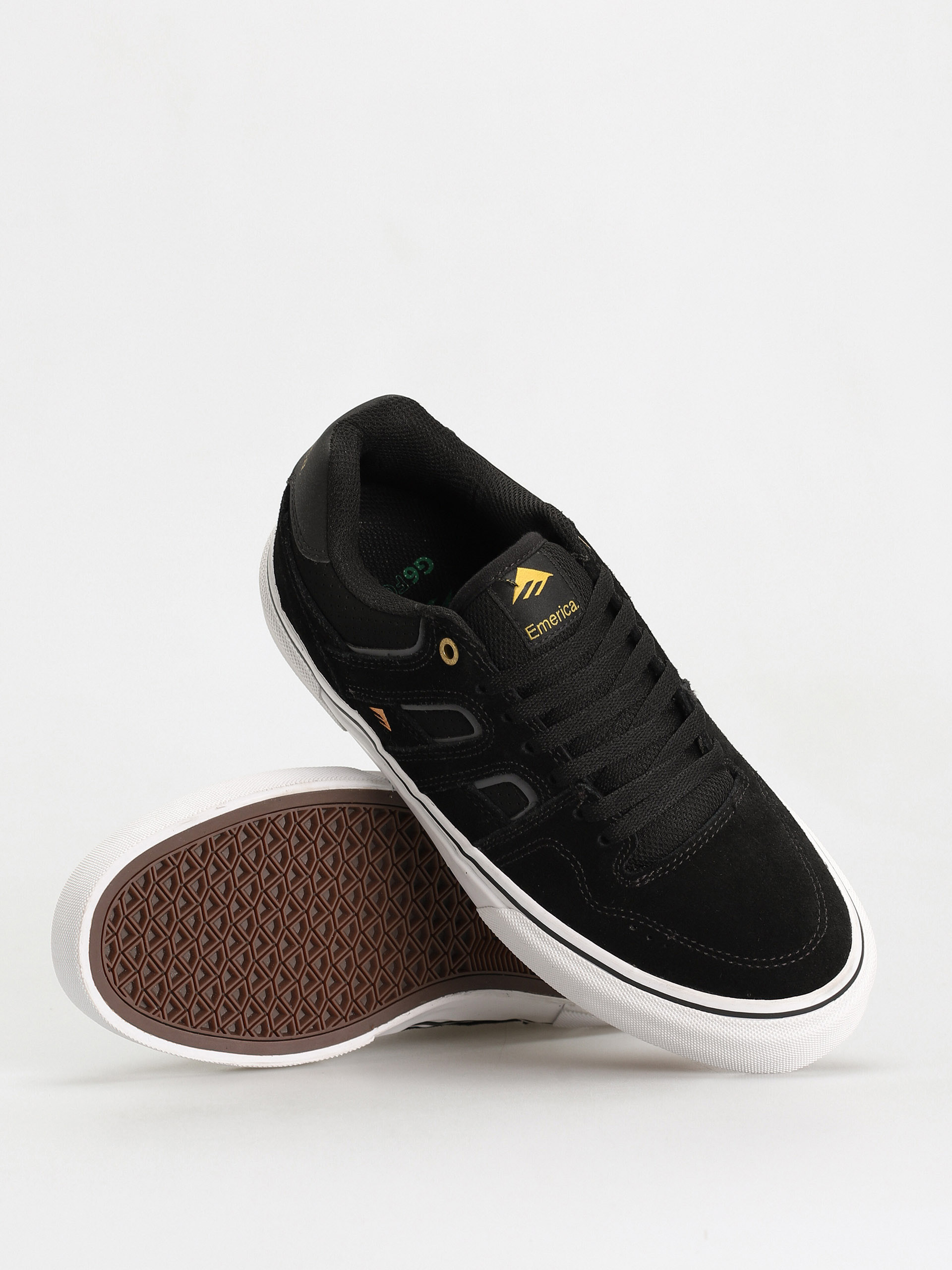 Emerica Tilt G6 Vulc Shoes (black/white/gold)