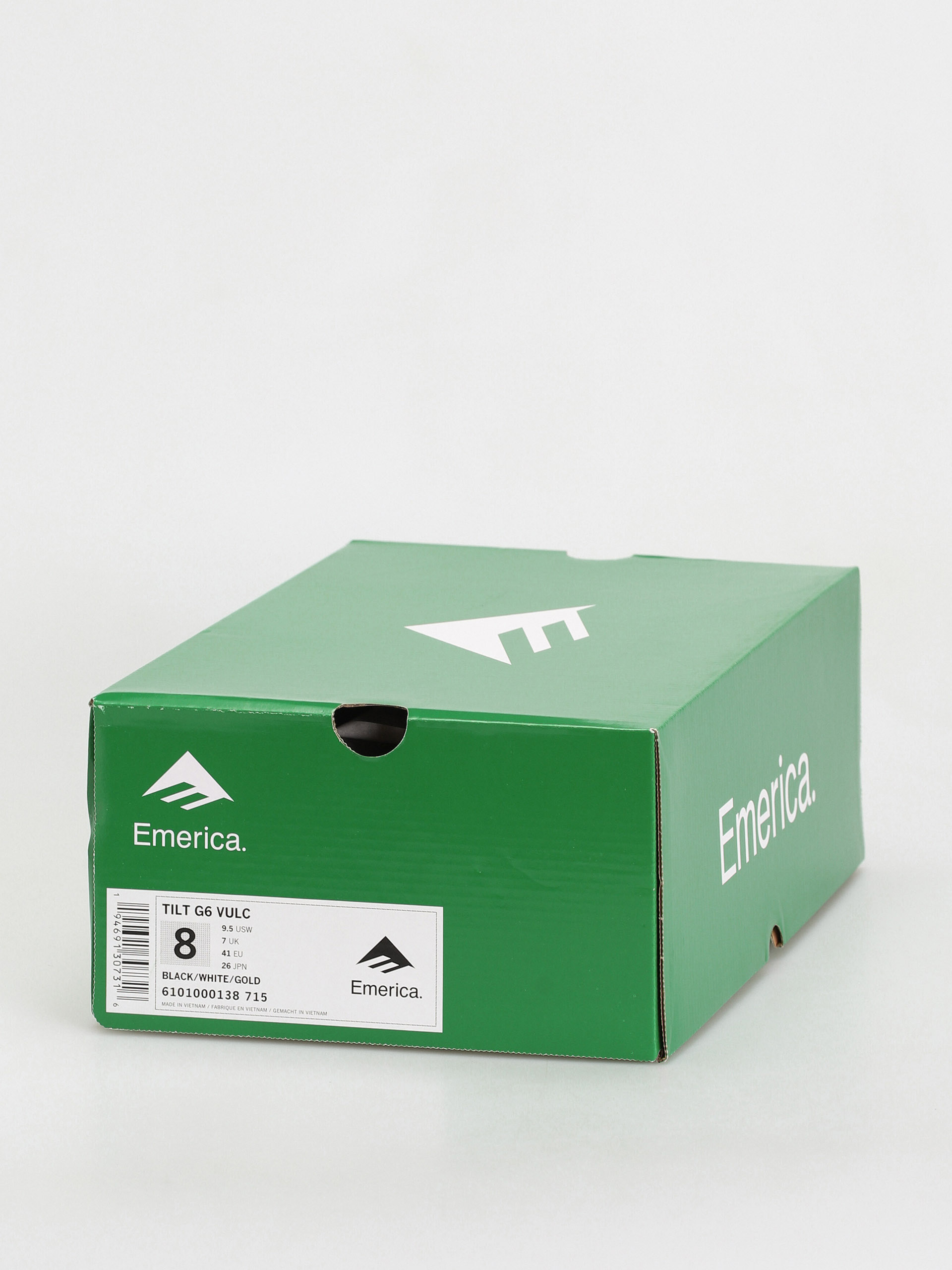 Emerica Tilt G6 Vulc Shoes (black/white/gold)