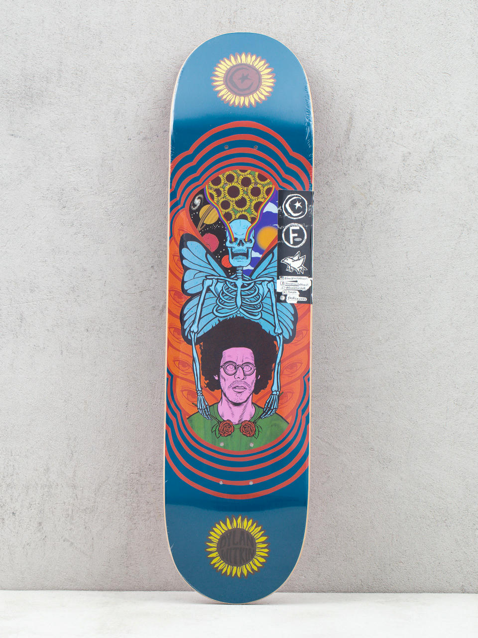 Foundation Witkin Butterfly Deck (steel blue/multi)