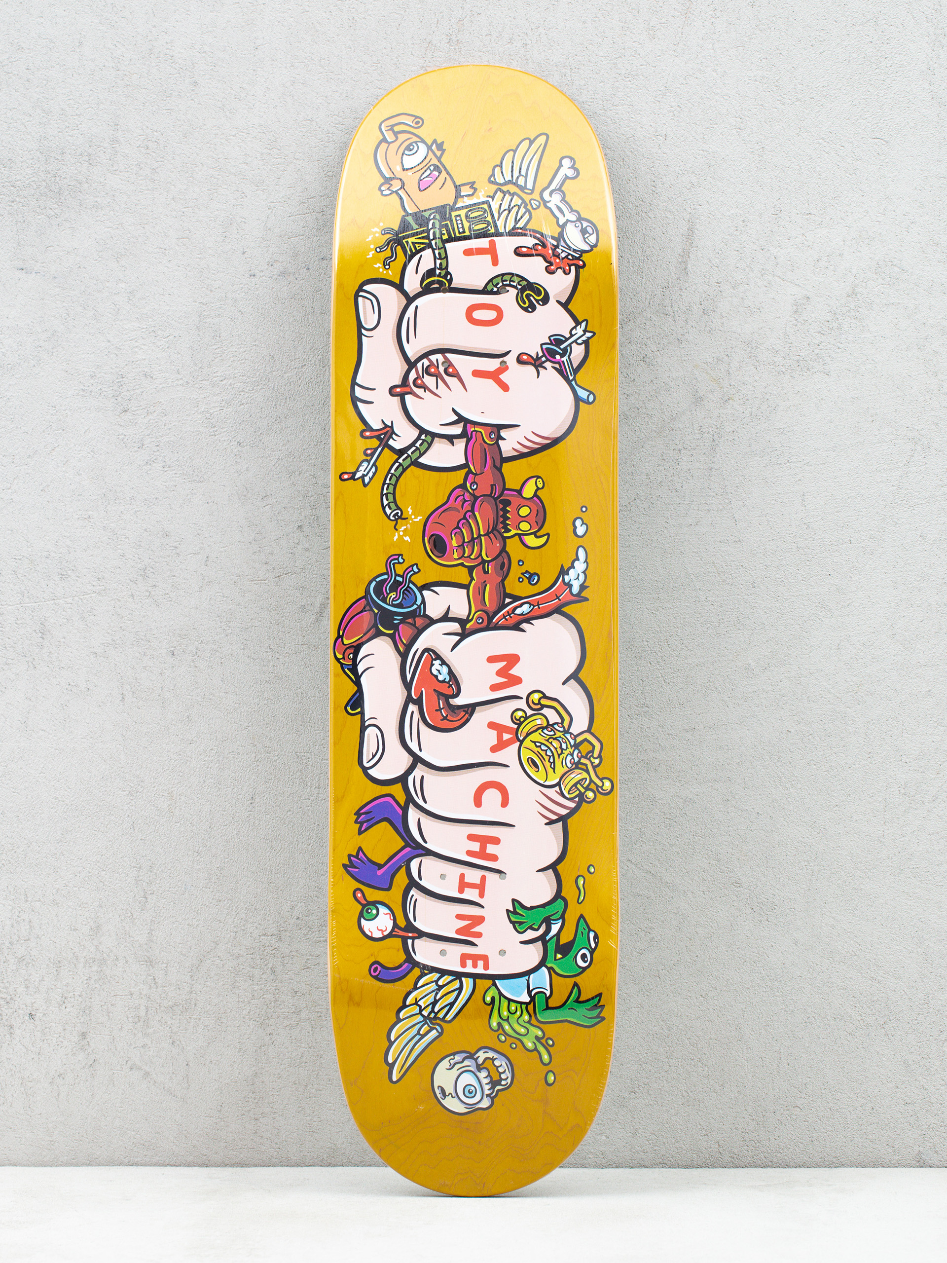 Toy Machine Living Toys Fist Deck (yellow)