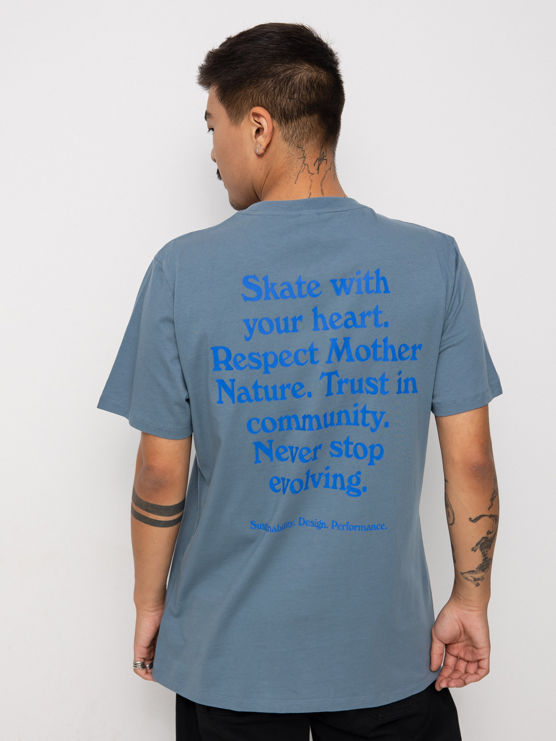 Cariuma Skate with your Heart T-shirt (mirage blue)