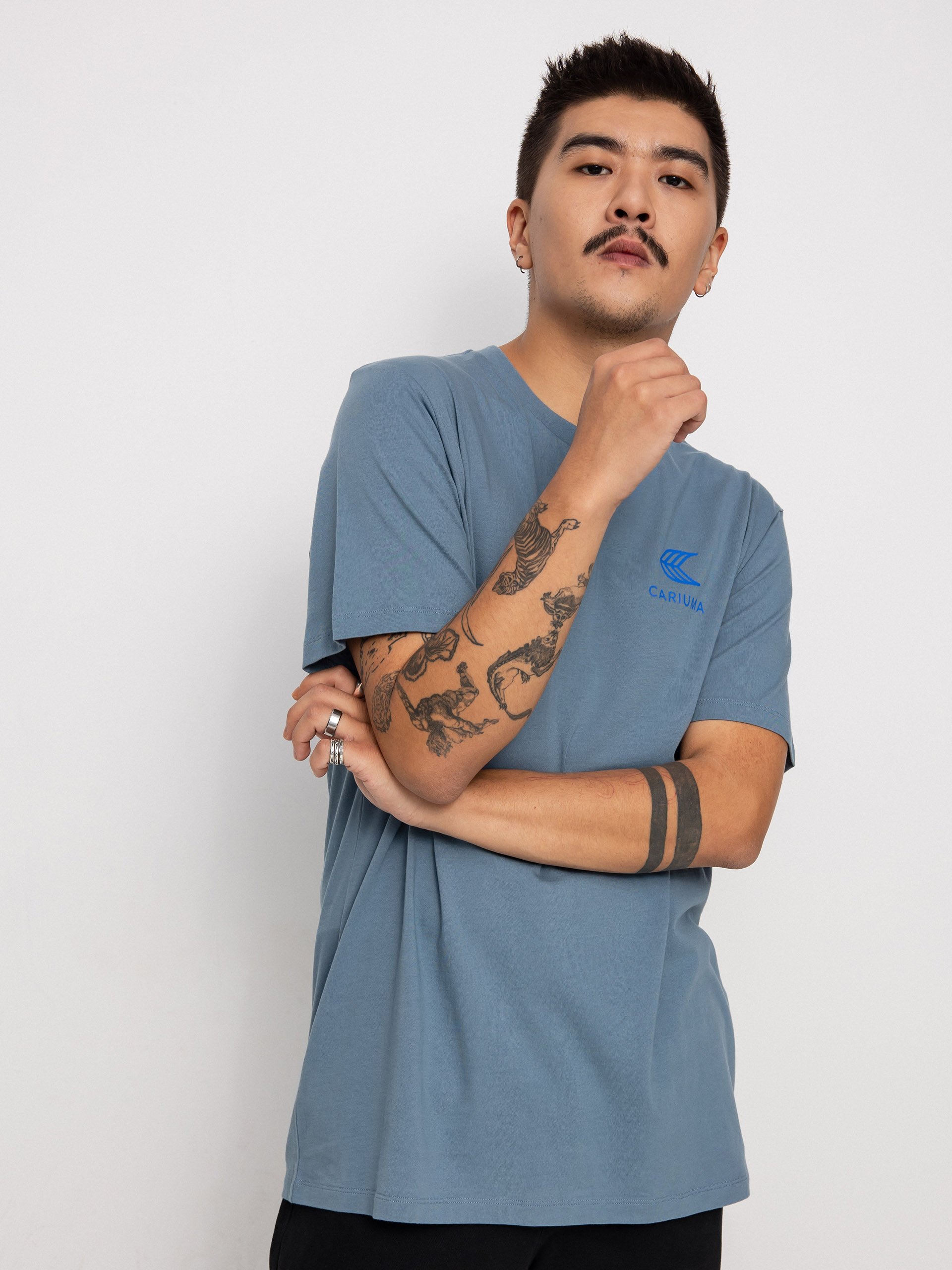 Cariuma Skate with your Heart T-shirt (mirage blue)