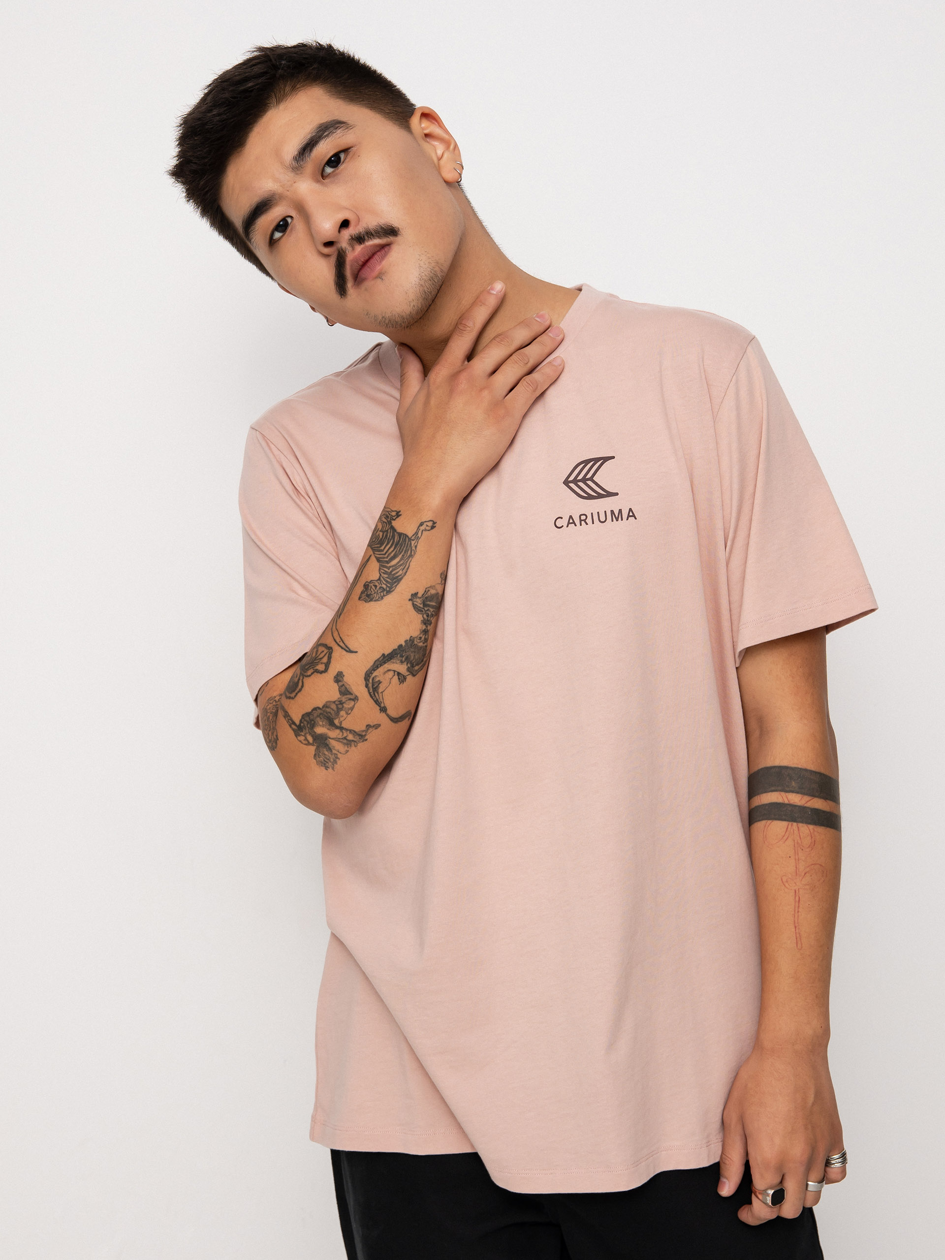 Cariuma Skate with your Heart T-shirt (rose)