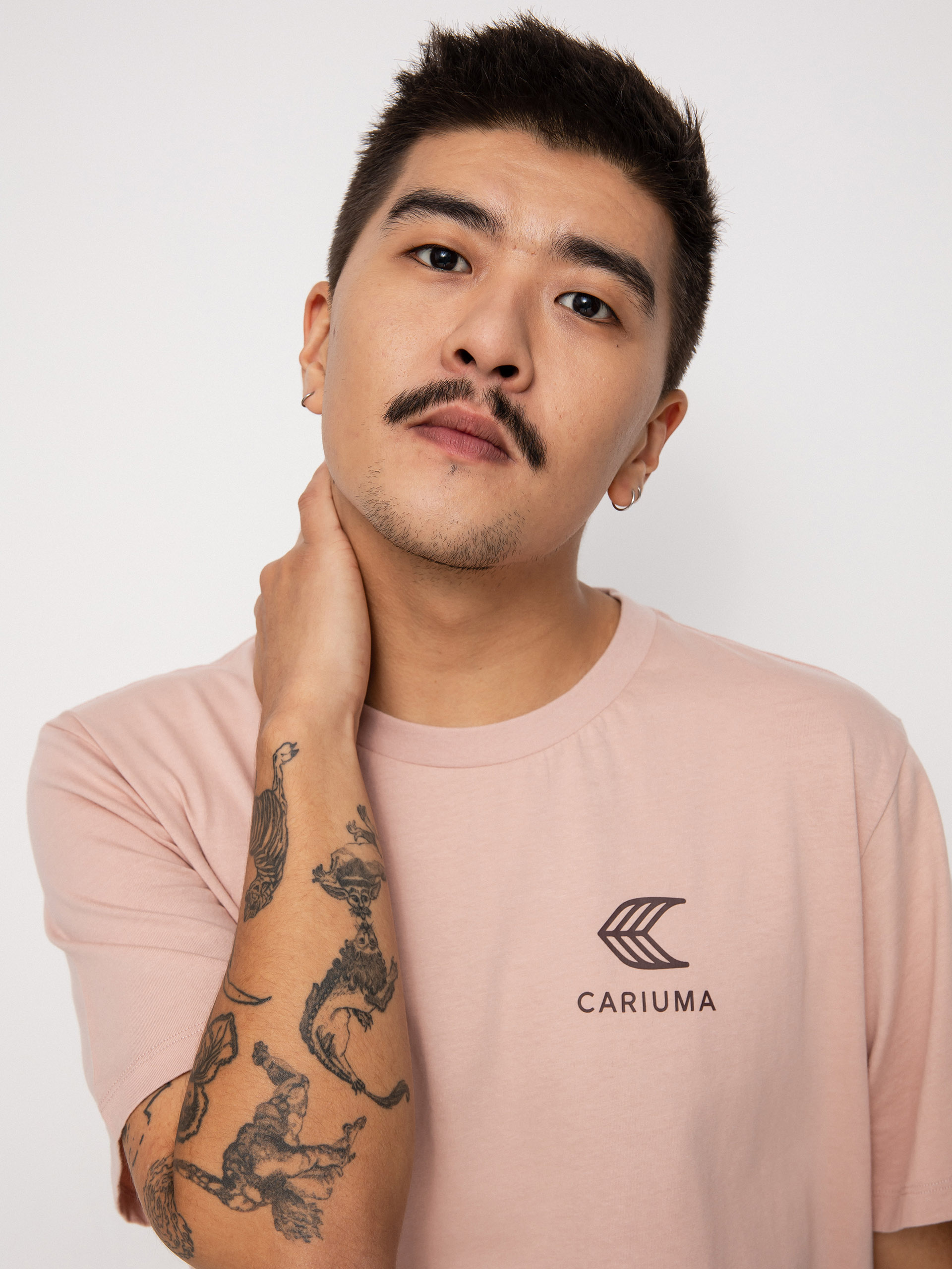 Cariuma Skate with your Heart T-shirt (rose)