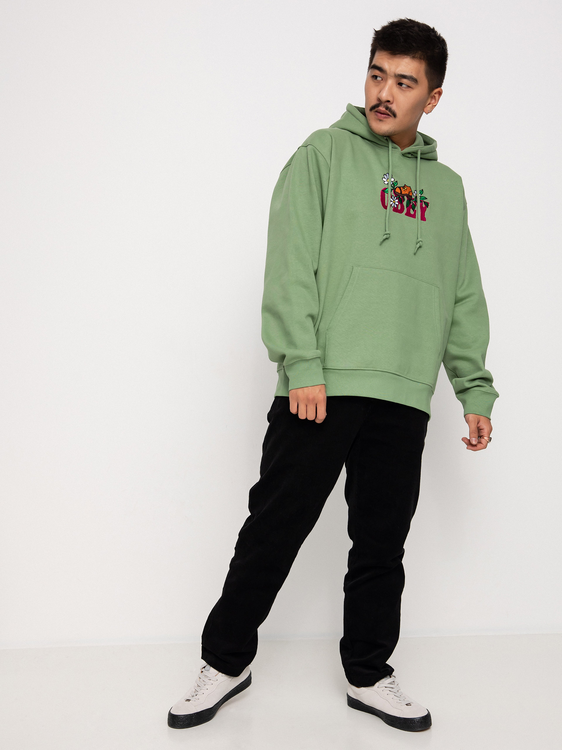 OBEY Step HD Hoodie (jade)
