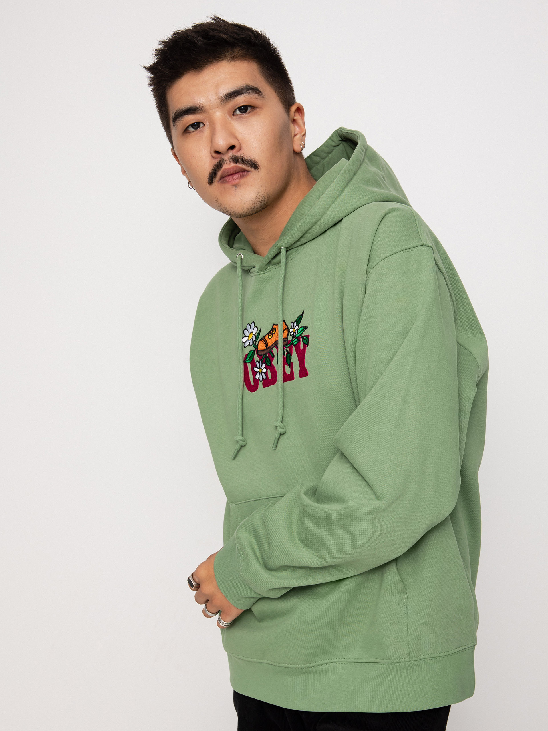OBEY Step HD Hoodie (jade)