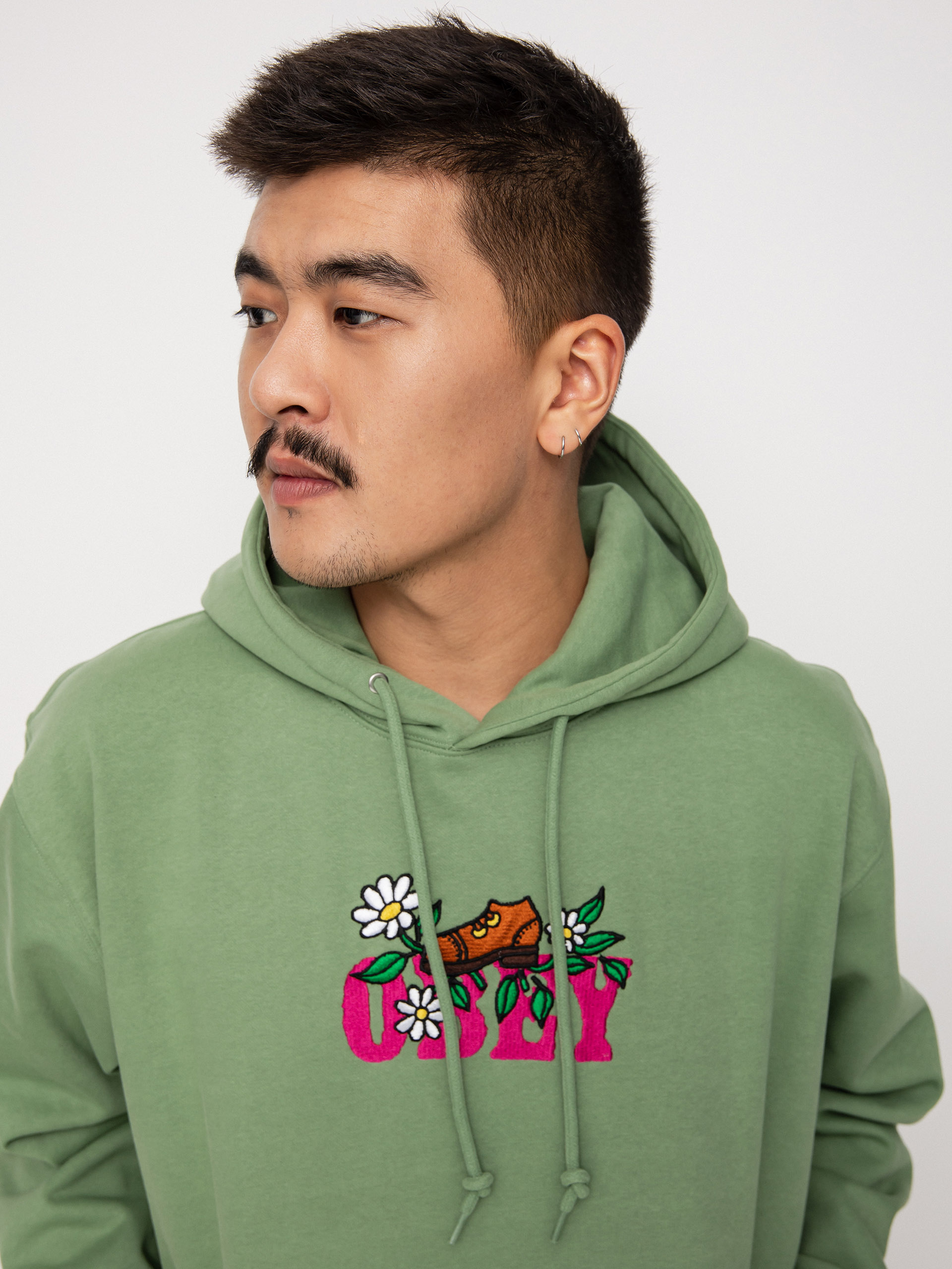 OBEY Step HD Hoodie (jade)