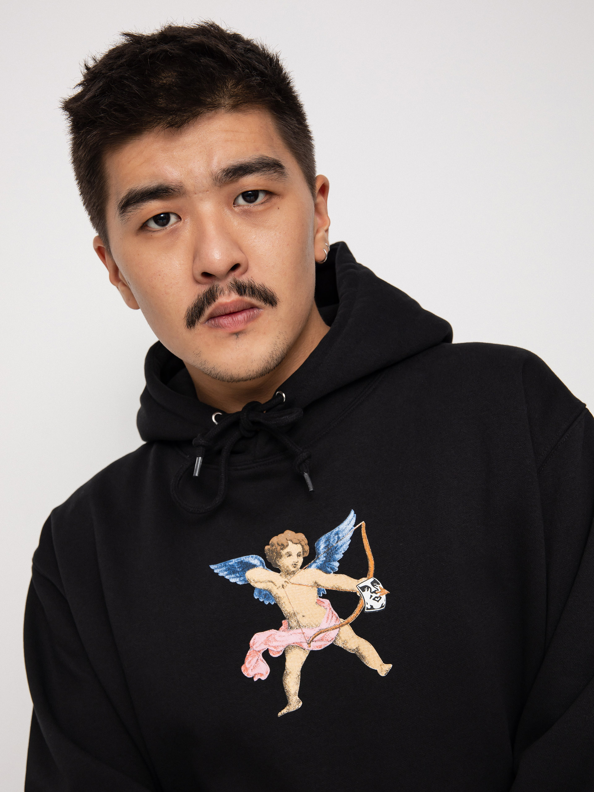 OBEY Watch Out HD Hoodie (black)